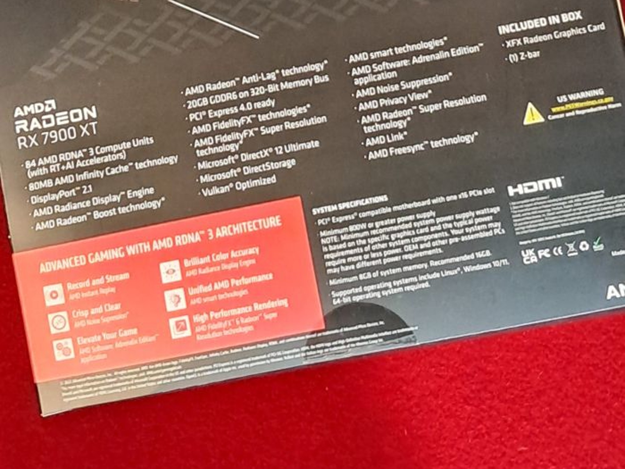 XFX SPEEDSTER MERC 310 AMD Radeon™ RX 7900 XT 20GB
