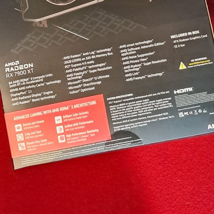 XFX SPEEDSTER MERC 310 AMD Radeon™ RX 7900 XT 20GB