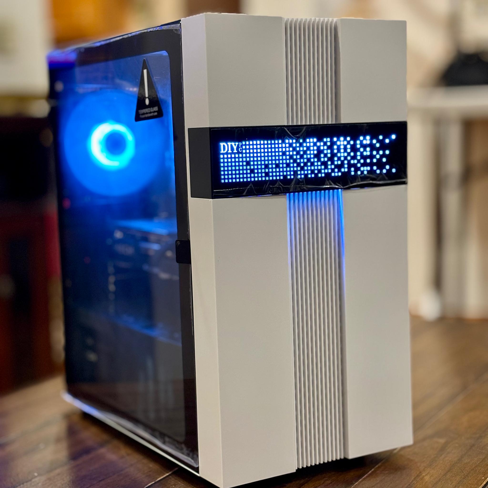 White Gaming PC 1440p/ 1080p 100+ FPS WARZONE & FORTNITE Micro-ATX Mid Tower (Built in RGB Lighting)