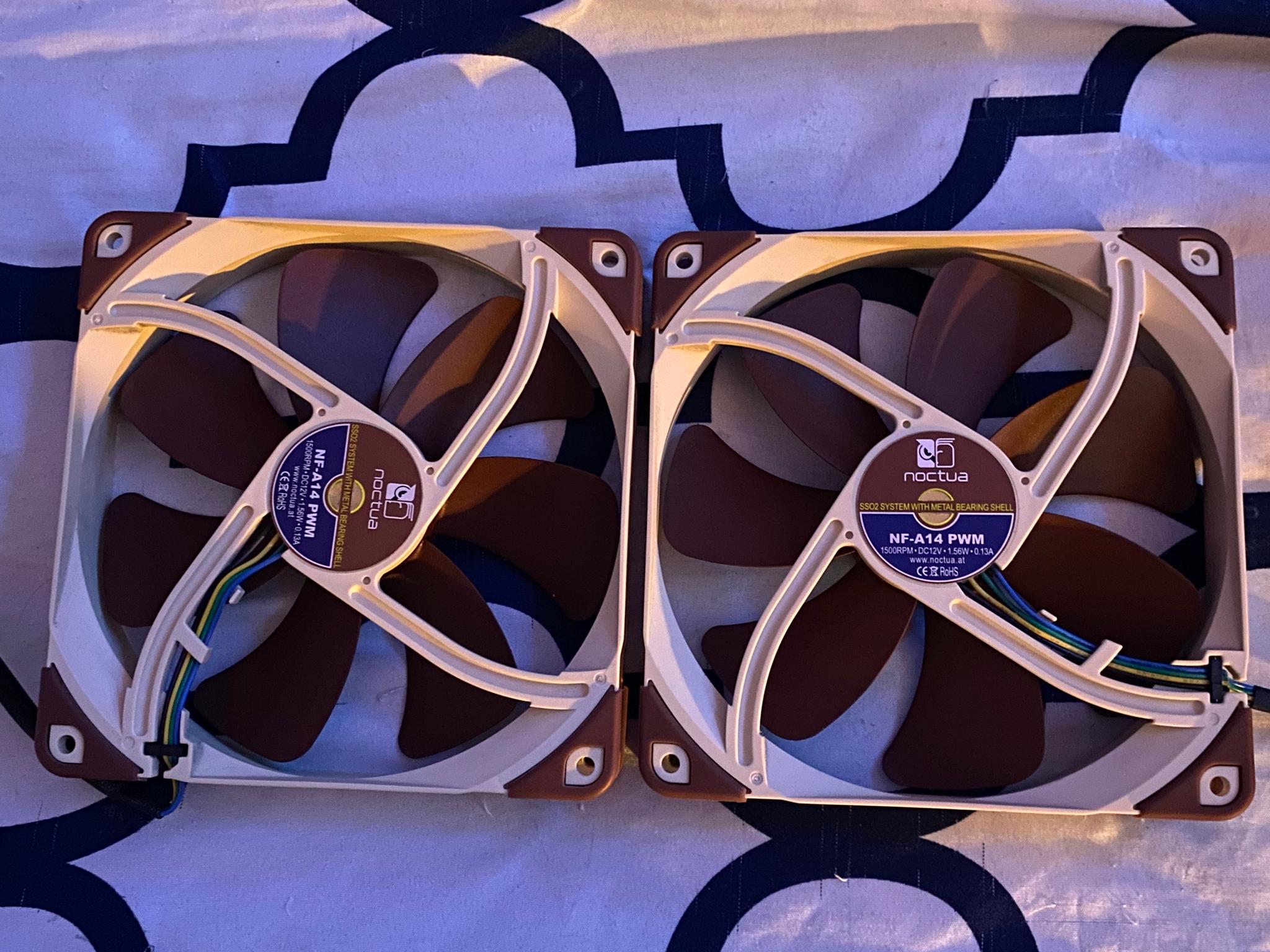 Noctua NF-A14 PWM Premium Quiet Fan - 2 PACK 