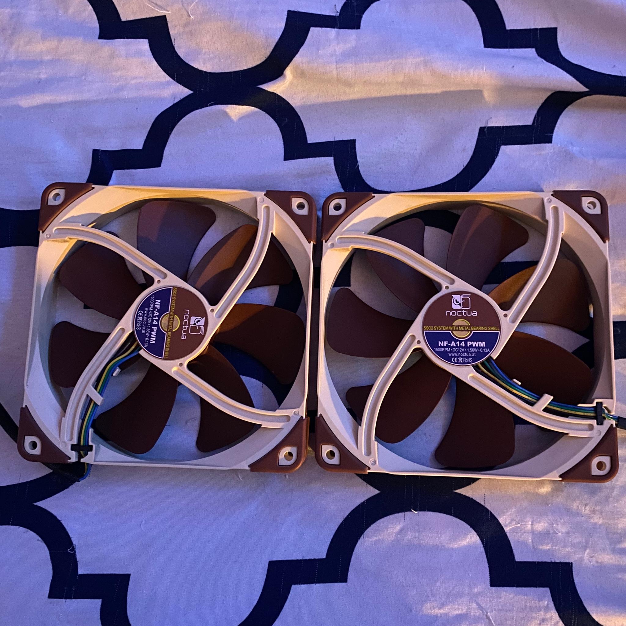Noctua NF-A14 PWM Premium Quiet Fan - 2 PACK 