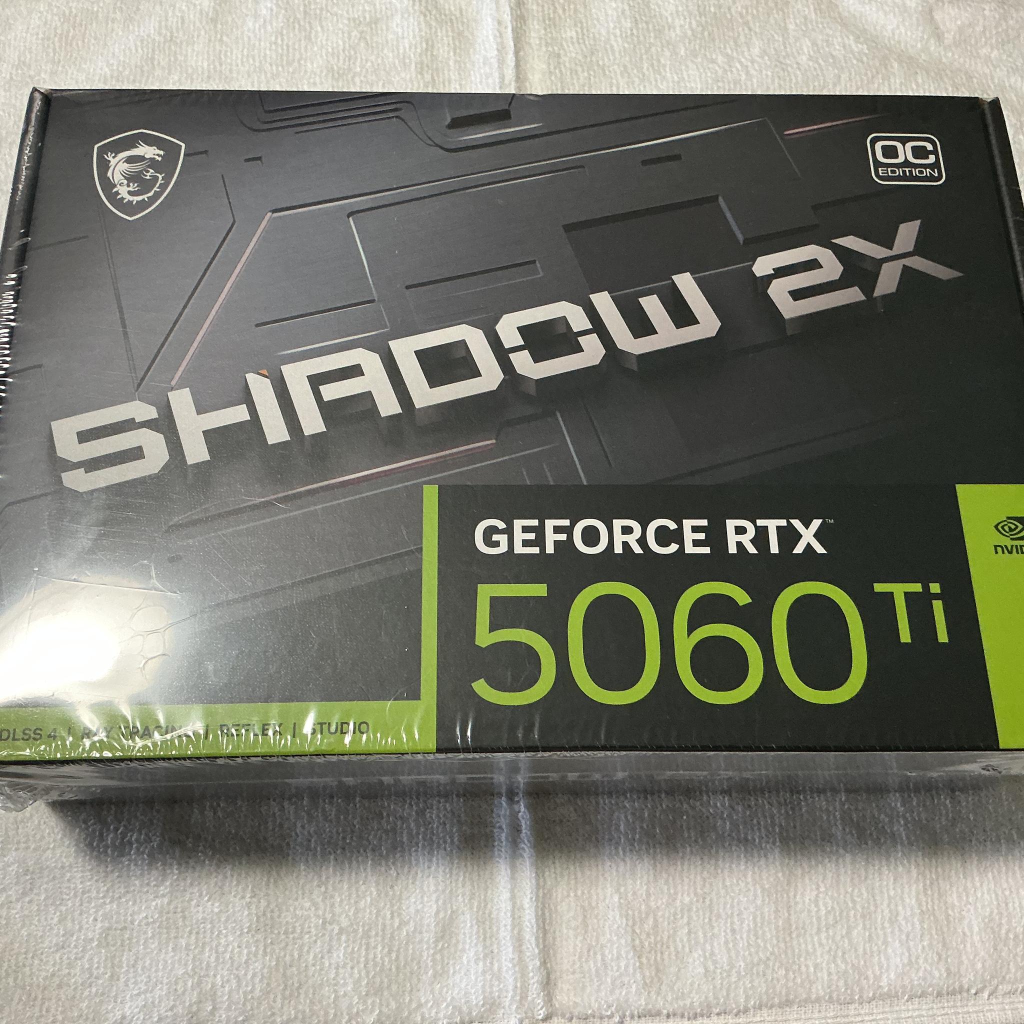 MSI RTX 5060 Ti 8GB Shadow 2X OC Plus