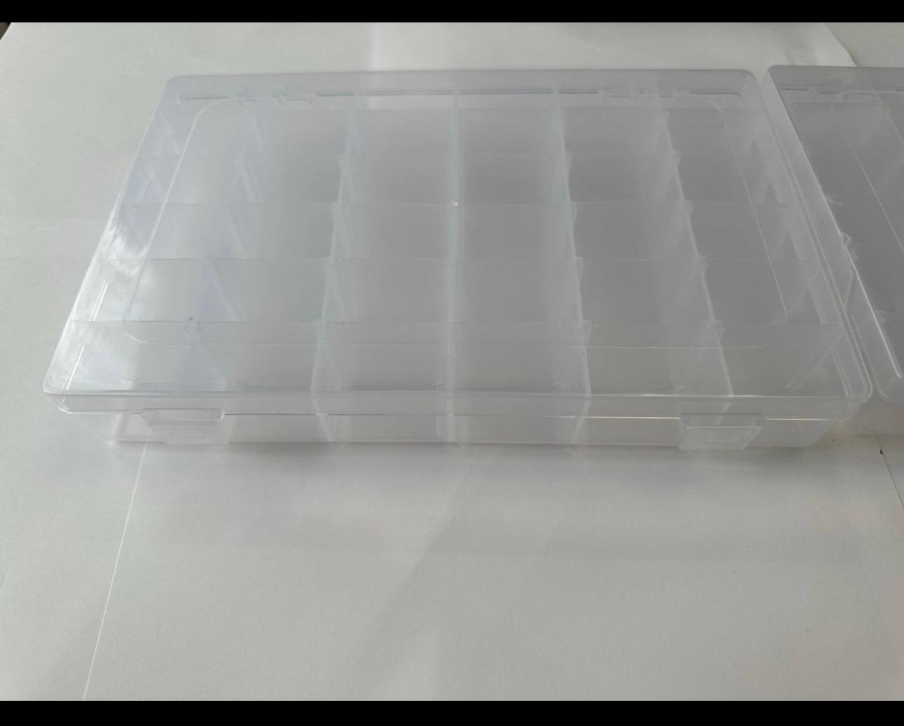 Computer PC Organizer 2 Set 36 Compartment Customizable Case Screw / Fittings