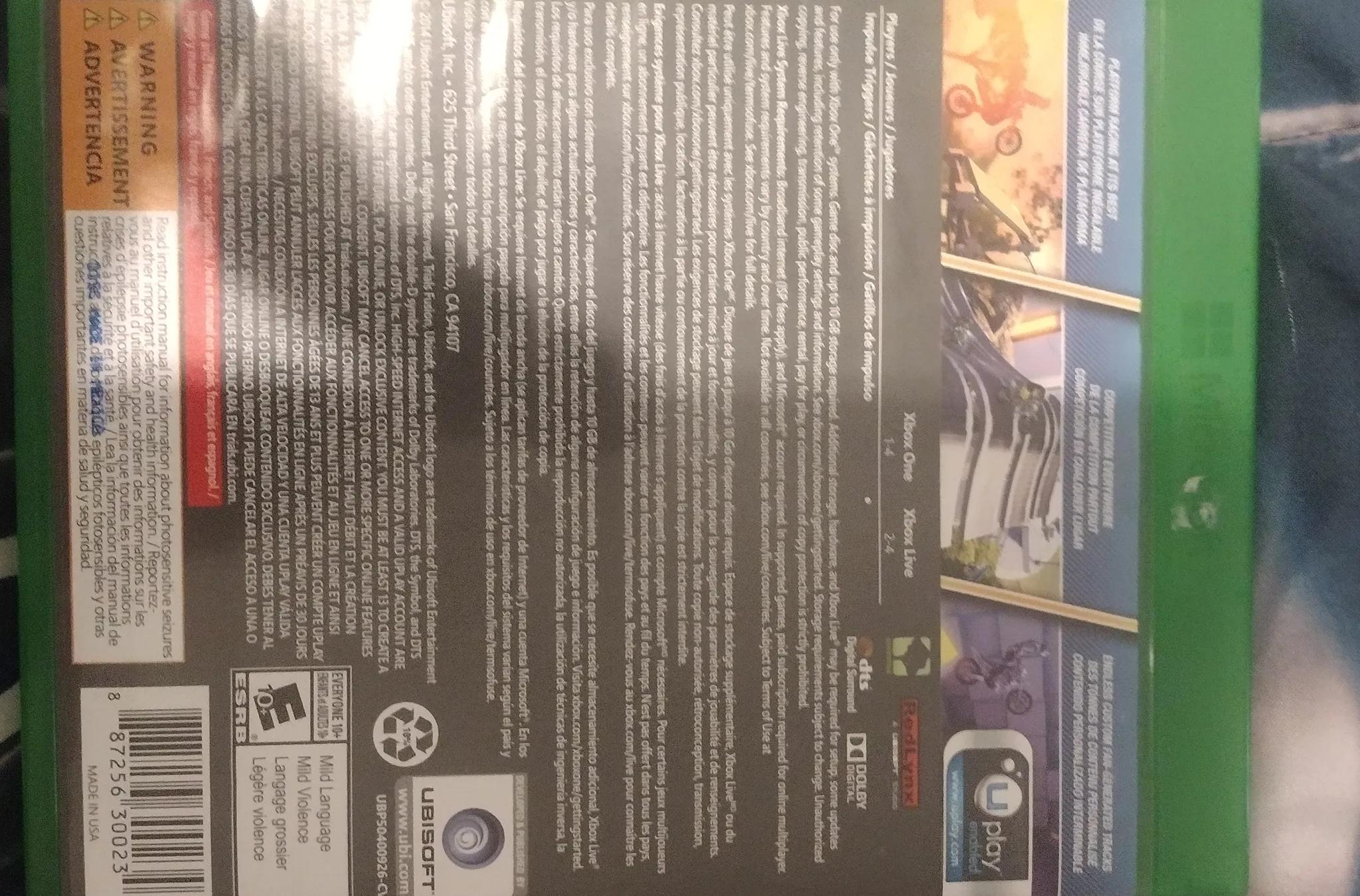 For Sale Trials Fusion - Xbox One Edition - Has Never Been Opened