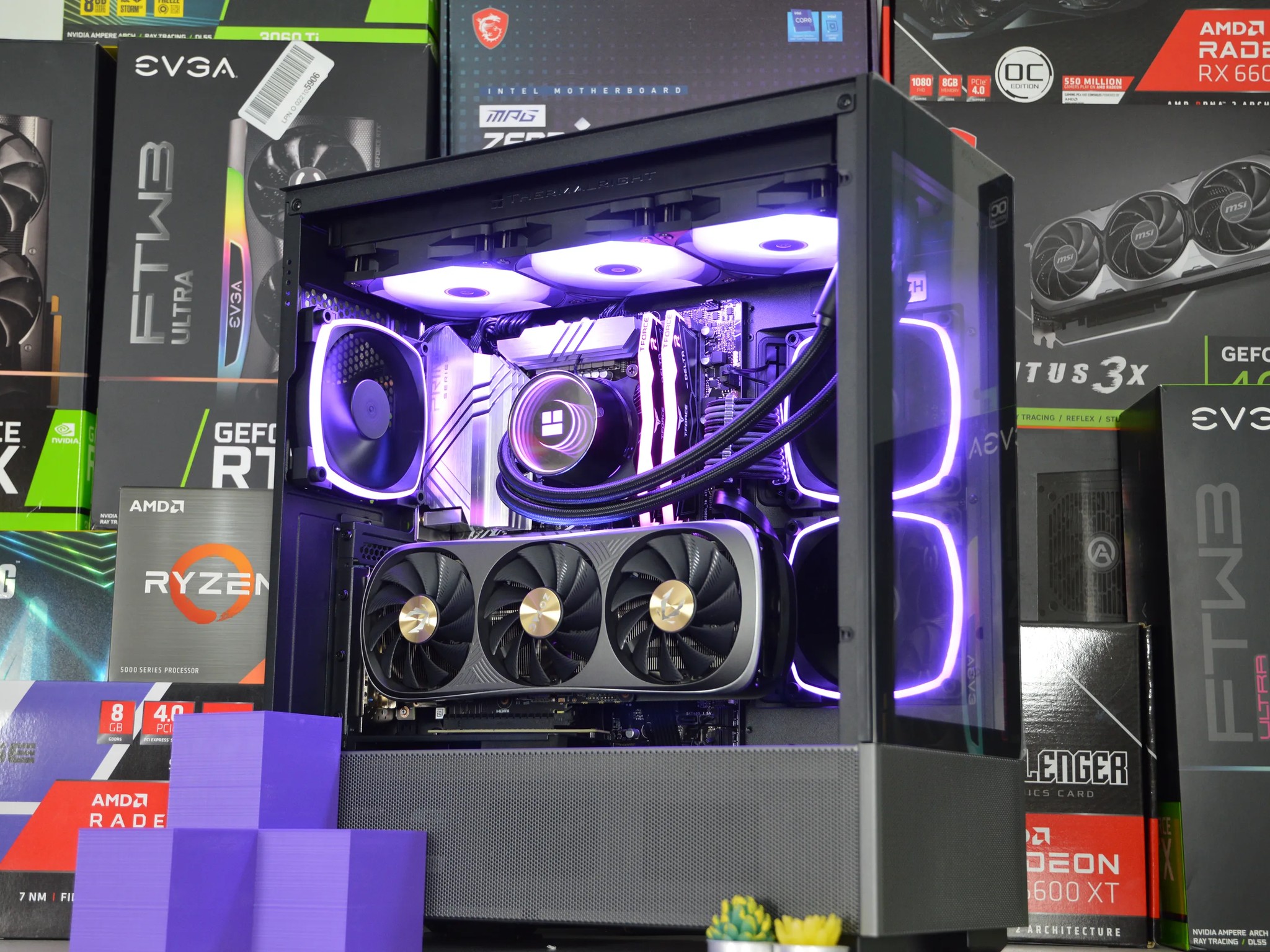 🏆👑| RTX 4070Ti 12GB| INTEL i9-13900K | 32 GB DDR5 RAM | 2TB NVME SSD | Golden Bling |