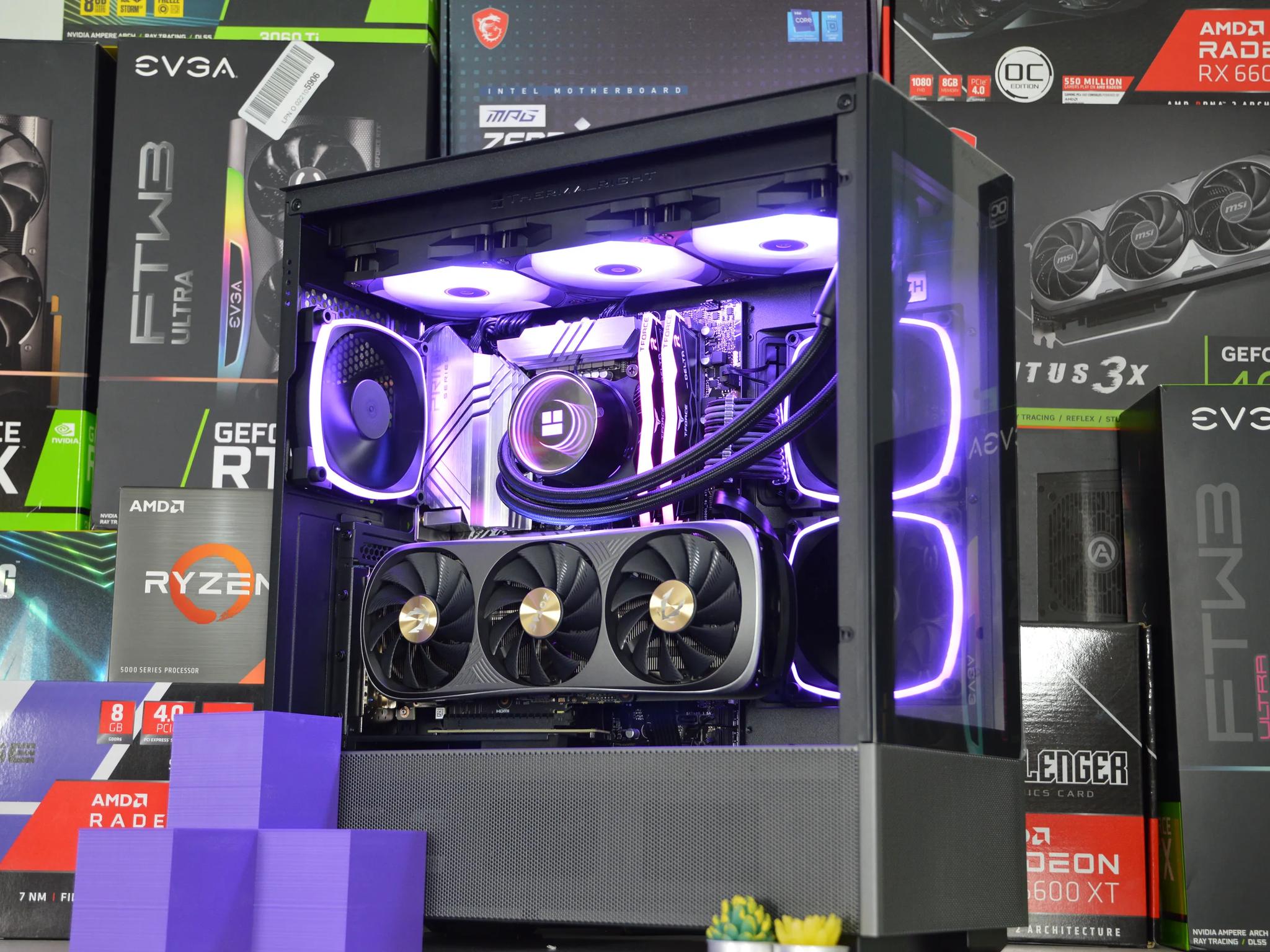 🏆👑| RTX 4070Ti 12GB| INTEL i9-13900K | 32 GB DDR5 RAM | 2TB NVME SSD | Golden Bling |
