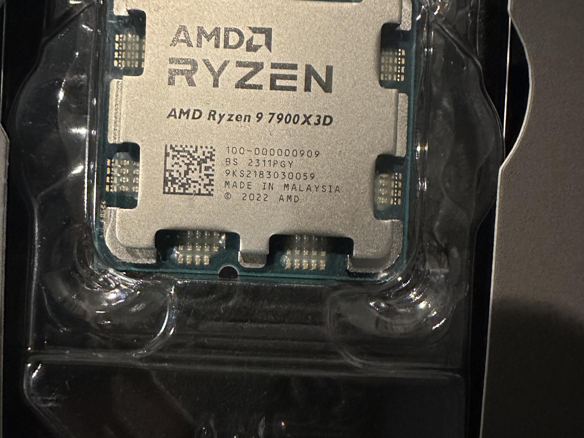 AMD Ryzen 9 7900X3D AM5 5.6 GHz, 12 Cores