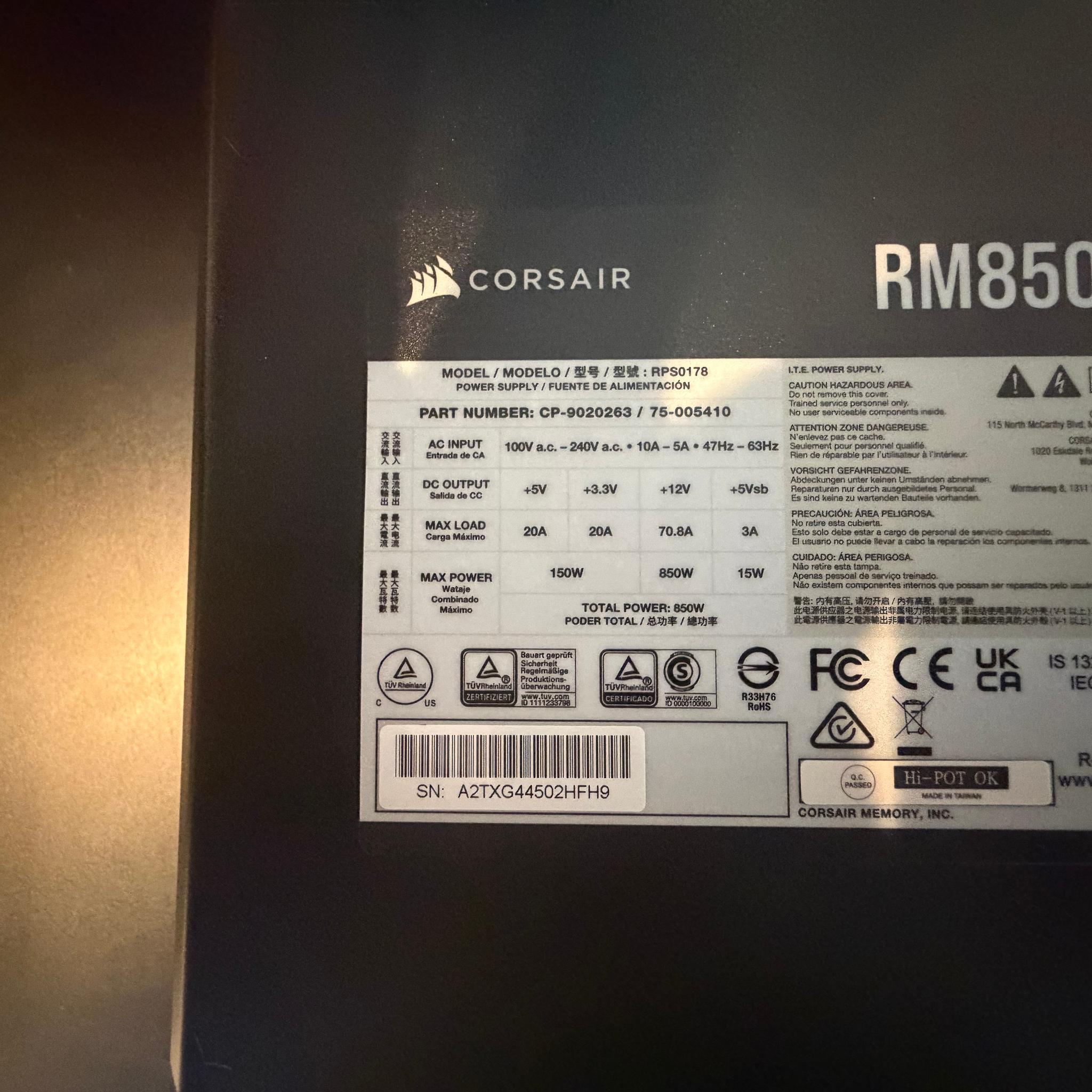 Corsair RM850e (2023)