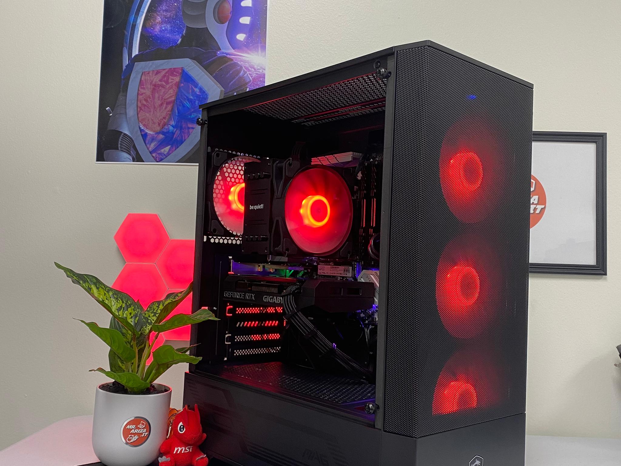 🖤Ryzen 5/32GB/1TB/RX3060 12Gb 🖤Night Shadow🖤 All New Parts