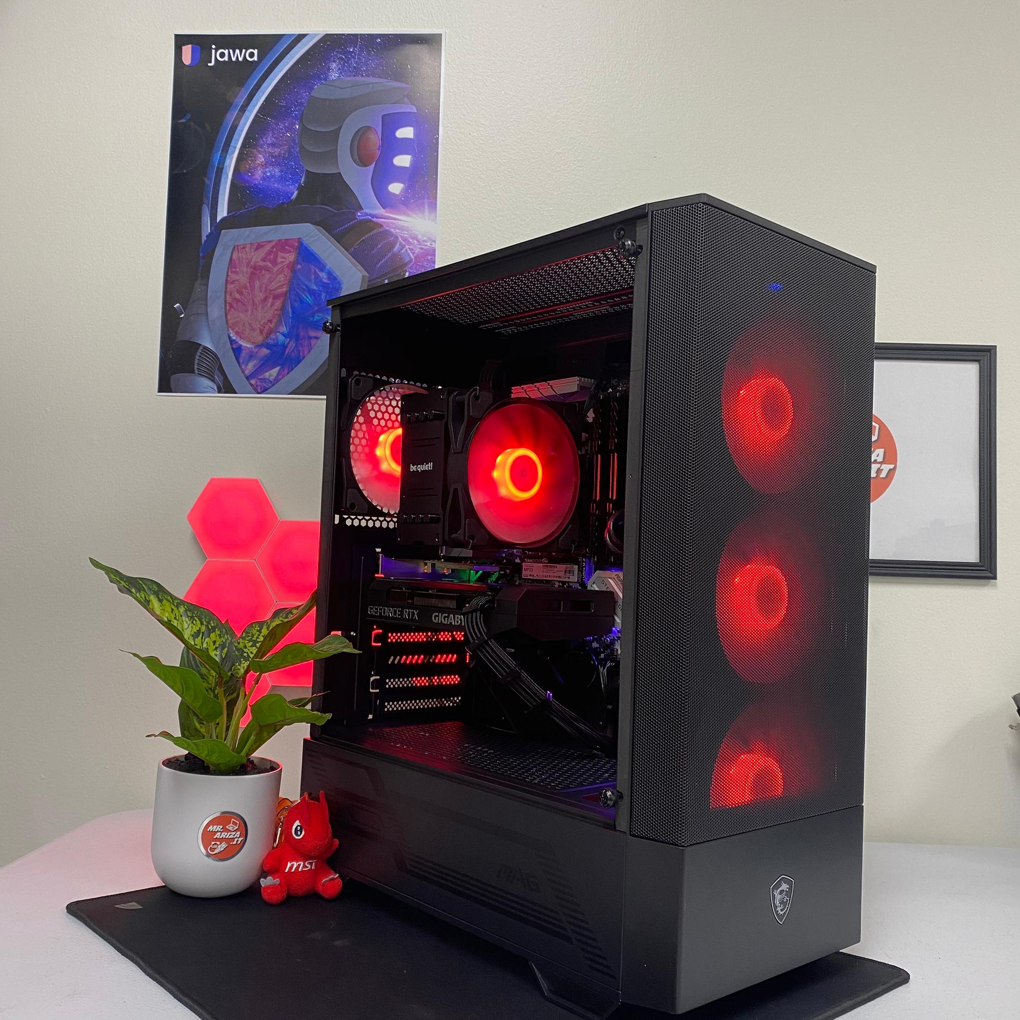 🖤Ryzen 5/32GB/1TB/RX3060 12Gb 🖤Night Shadow🖤 All New Parts