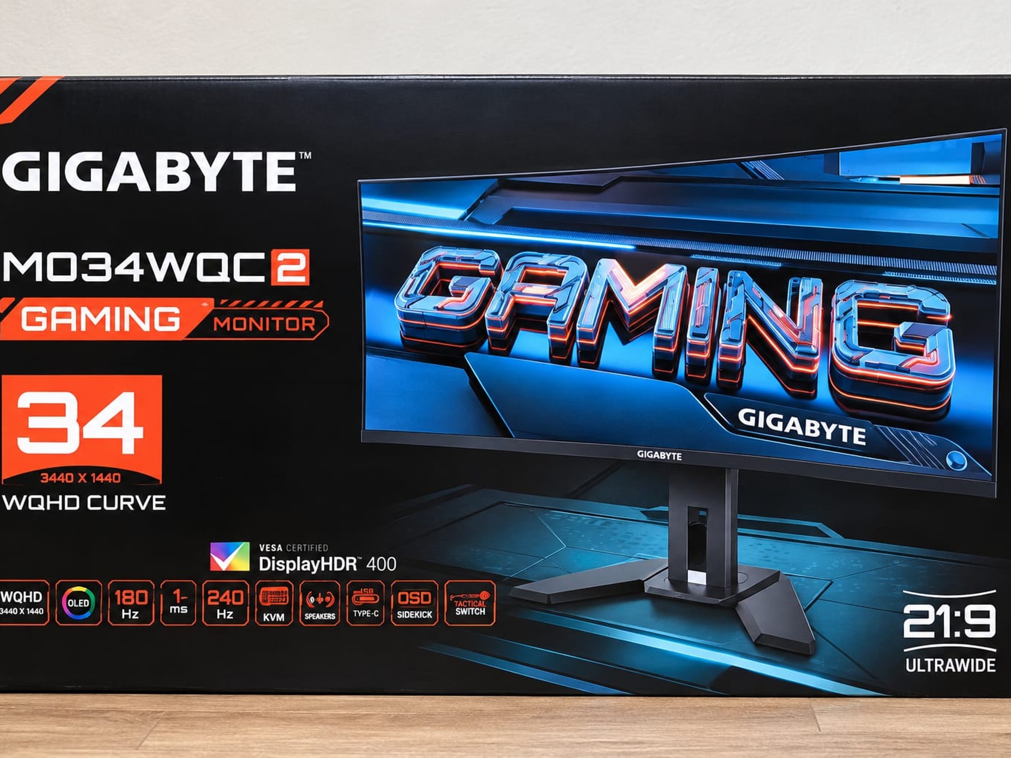 Gigabyte MO34WQC2 34" WQHD OLED 240Hz