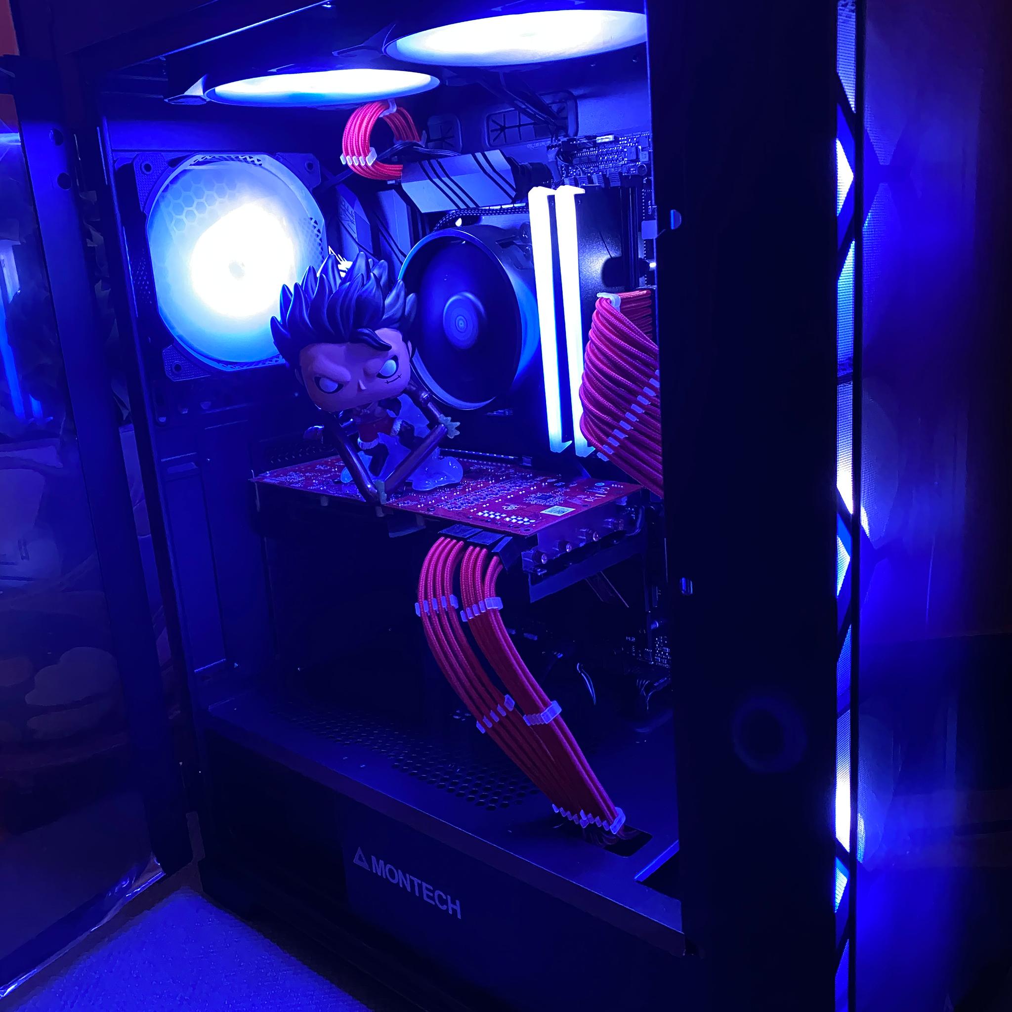 (Gaming PC)Ryzen 5| RX 5700XT|  32GB (2x16GB)DDR4 RAM| RoGStrix B450-F| 1TB NVMe SSD| Windows 11 Pro