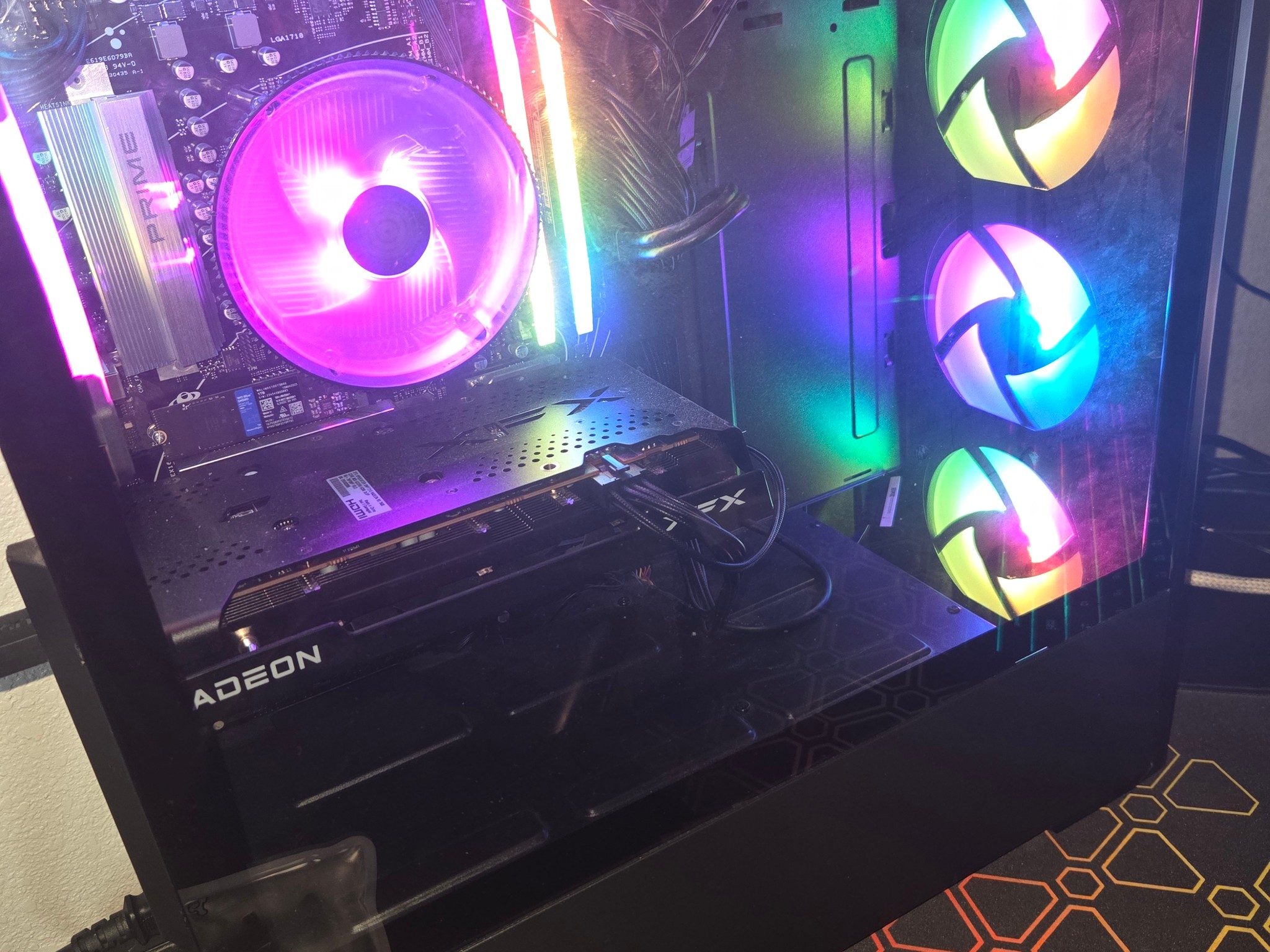 Radeon RX 7600 Custom Gaming PC - Ryzen 5 7600, 64GB RAM
