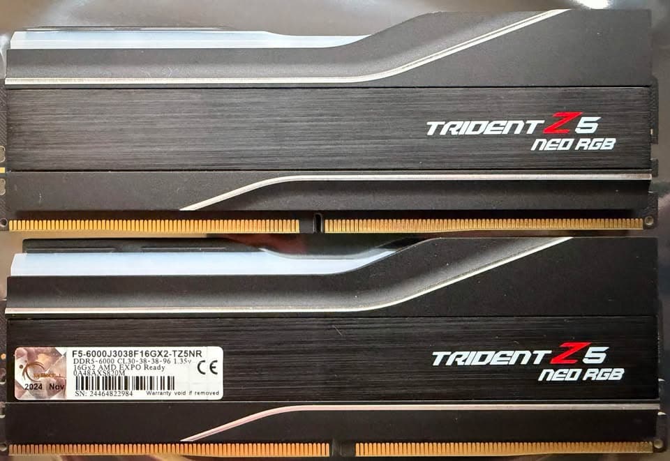 G.Skill Trident Z5 Neo DDR5-6000 CL30 32gb