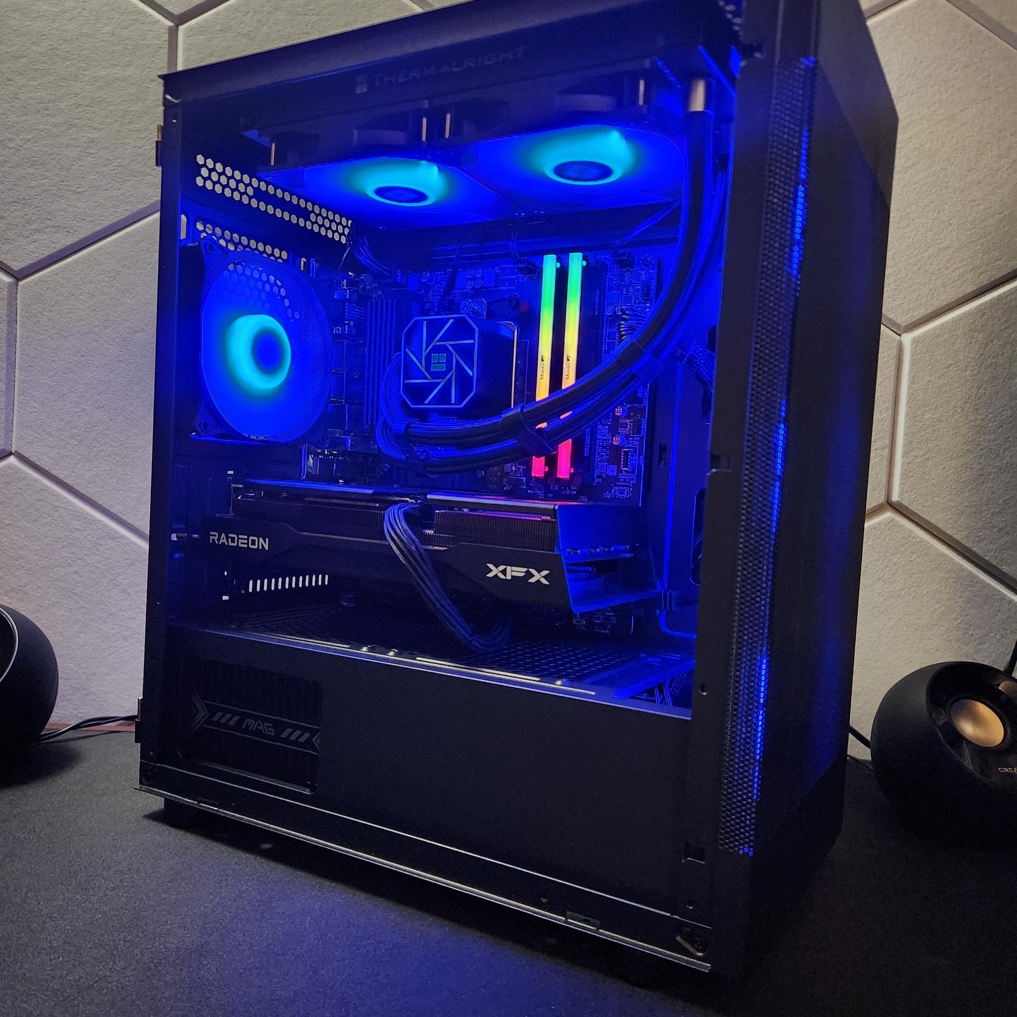 "Entry Level 1440p Gaming PC" RX 9060 XT 8GB | Ryzen 7 3700X | 32gb DDR4 3200Mhz | 1Tb SSD | WIFI+BT