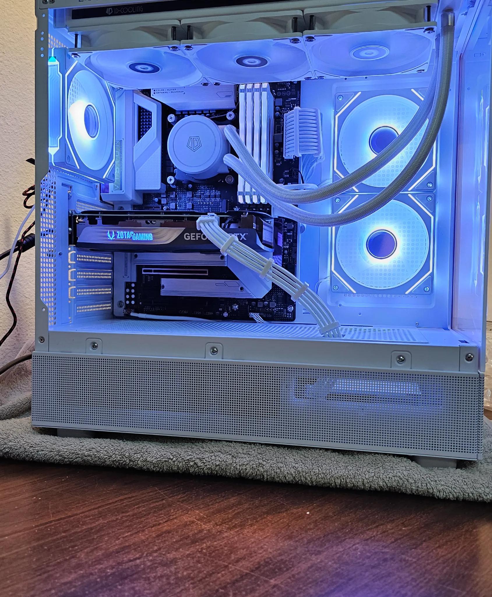 🌨SNOWSTORM🌨 RTX 4060 Ti | i9-10850K | 32GB DDR4 | GAMING PC | $1249