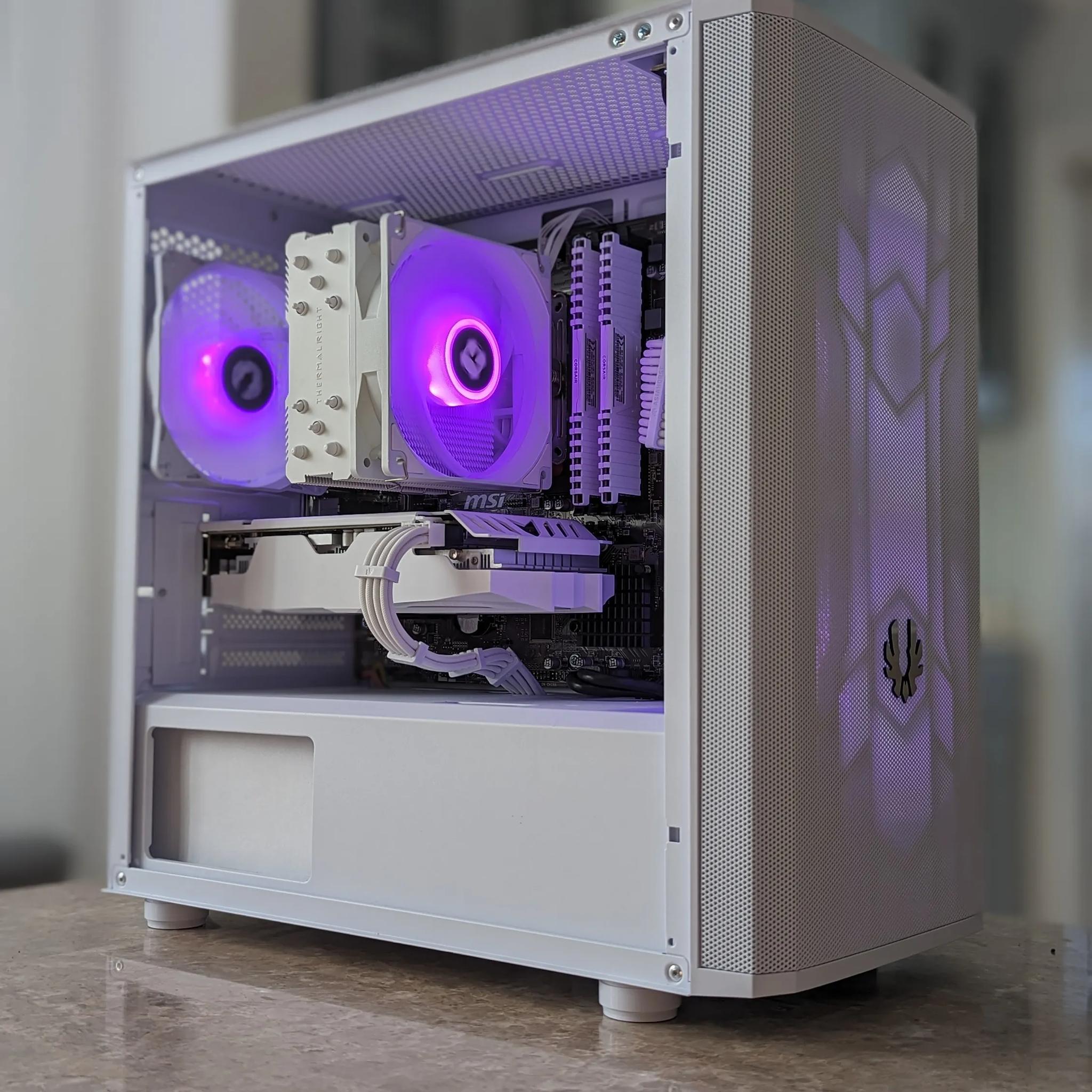 Ryzen 5 2600, RX 5500XT White Gaming/Streaming PC