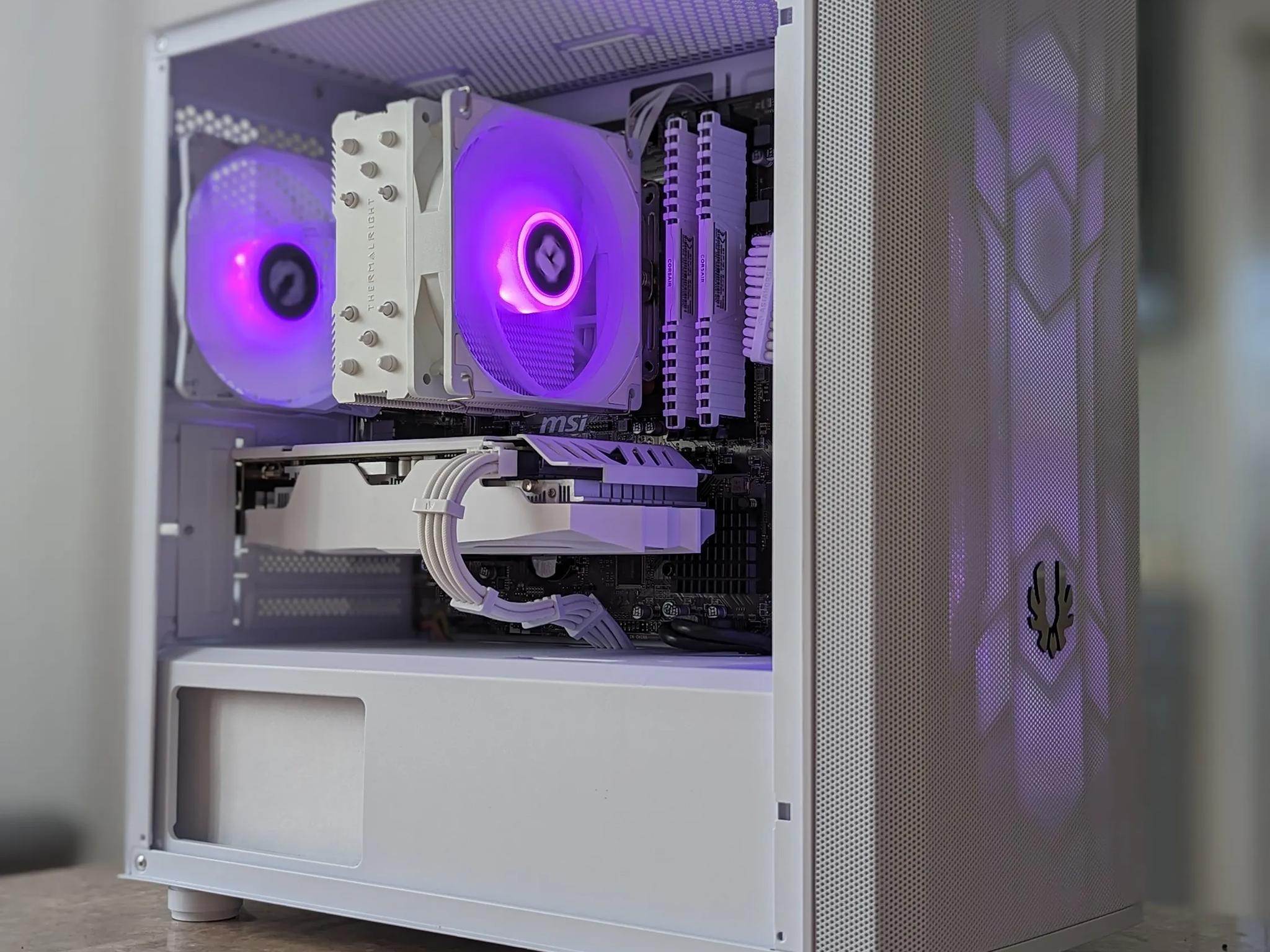 Ryzen 5 2600, RX 5500XT White Gaming/Streaming PC