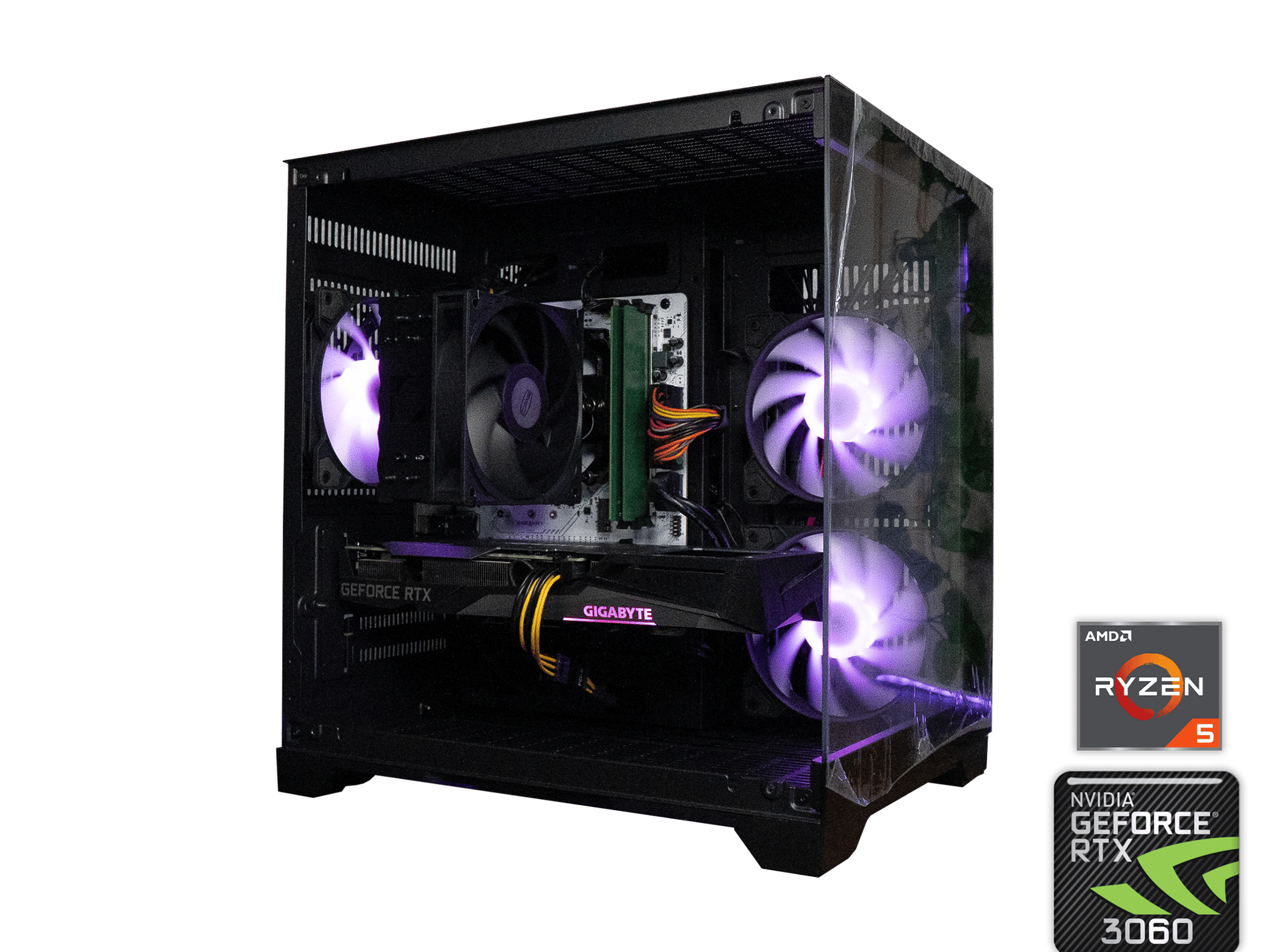 🌌🛰️ | GIGABYTE RTX 3060 12GB | RYZEN 7 2700X | 16GB DDR4 RAM | 2TB | Y2K Hero SILVER