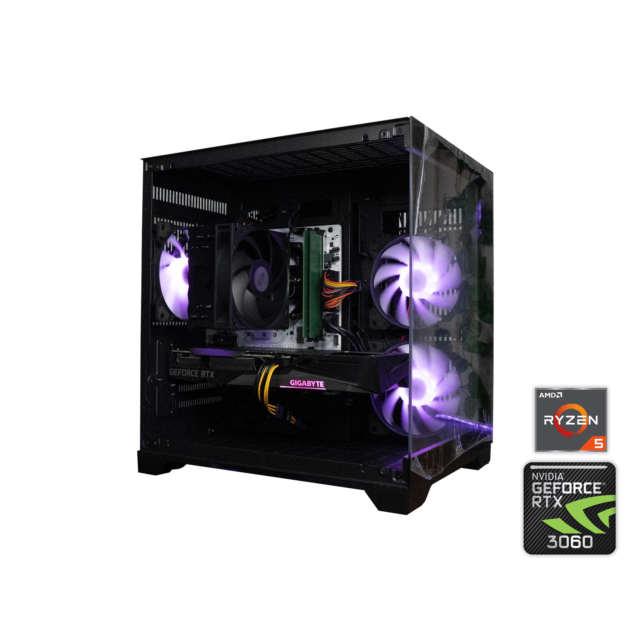 🌌🛰️ | GIGABYTE RTX 3060 12GB | RYZEN 7 2700X | 16GB DDR4 RAM | 2TB | Y2K Hero SILVER