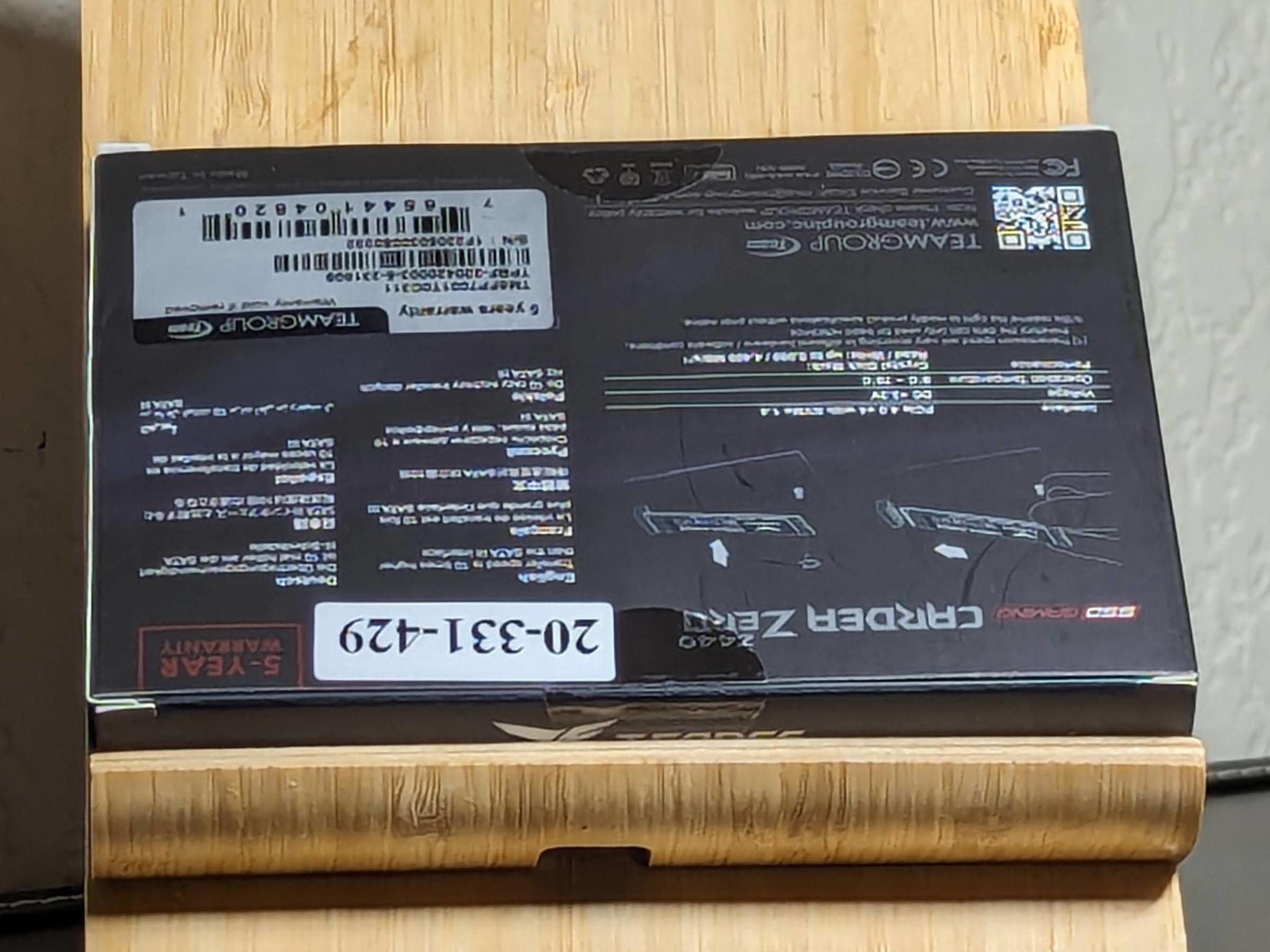 NEW TeamGroup Cardea Zero Z440 Graphene 1 TB M.2-2280 PCIe 4.0 X4 NVME SSD