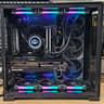 Lian Li PC Case 489 w\ Tempered Glass and 6 RGB Fans