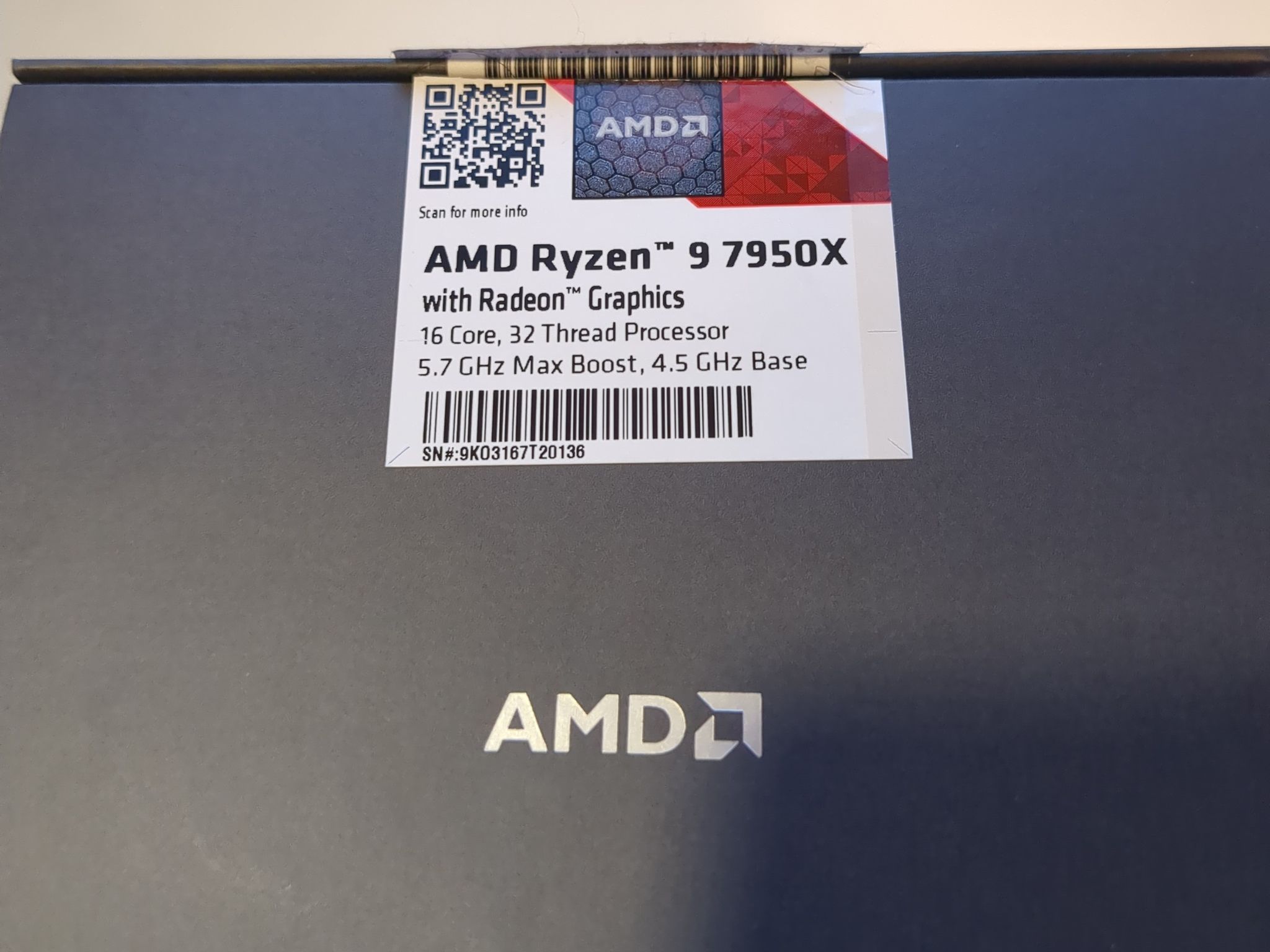 AMD Ryzen 9 7950X (Used, In Box)