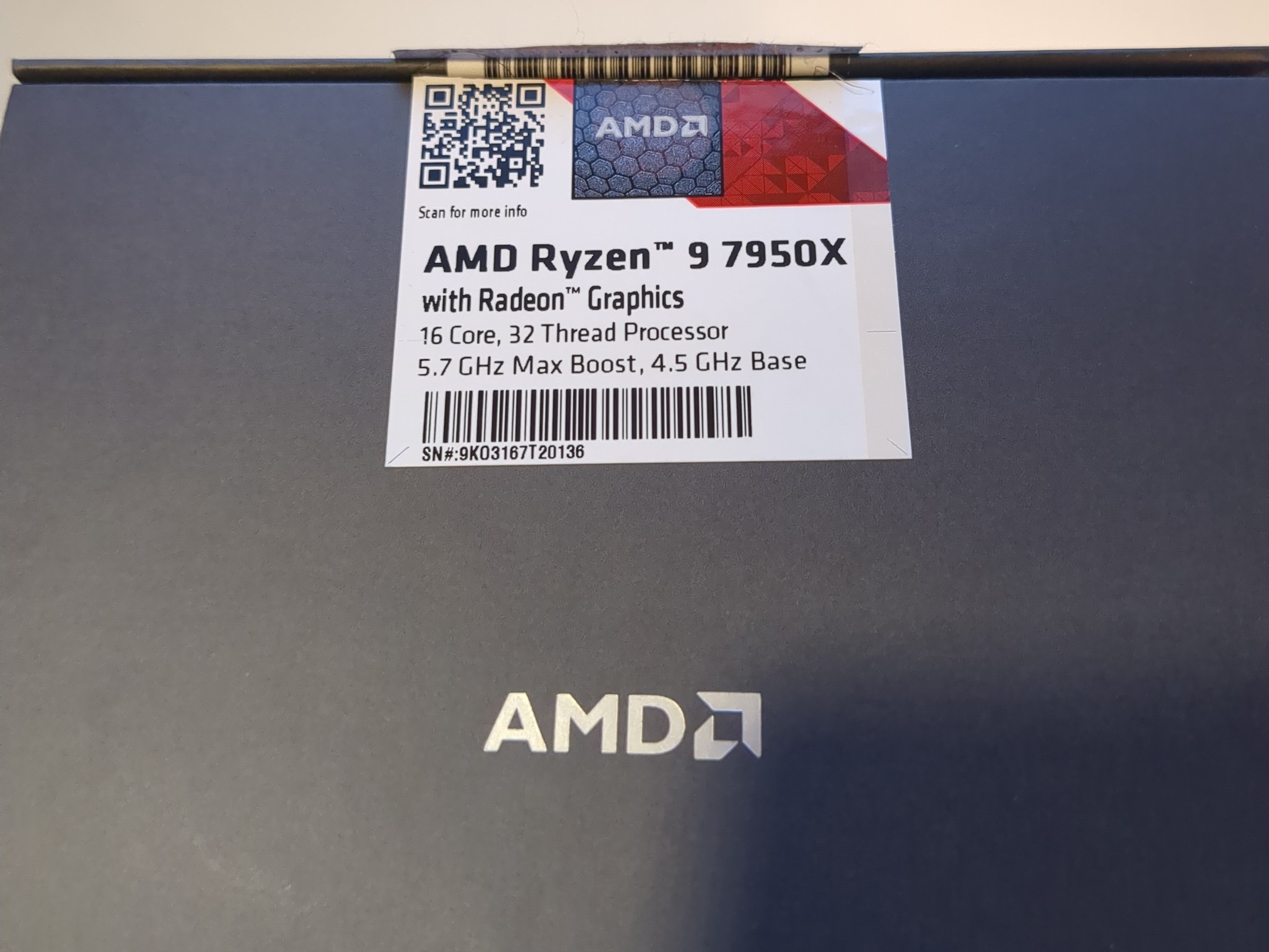 AMD Ryzen 9 7950X (Used, In Box)