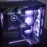 RTX 5070 4k gaming pc, built into a 2 way mirror gaming case!!!!!