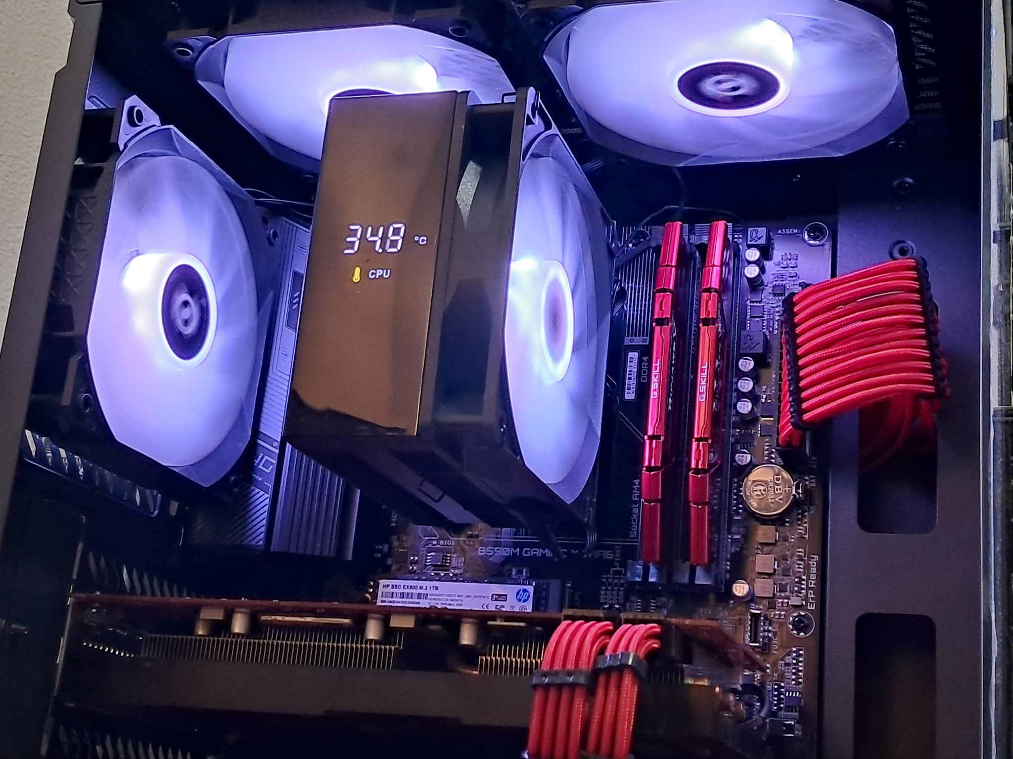 🔴Red Ryzen🔴Custom Gaming PC | Ryzen 5 5500 | RX 5700 XT | 1TB SSD | 16GB DDR4