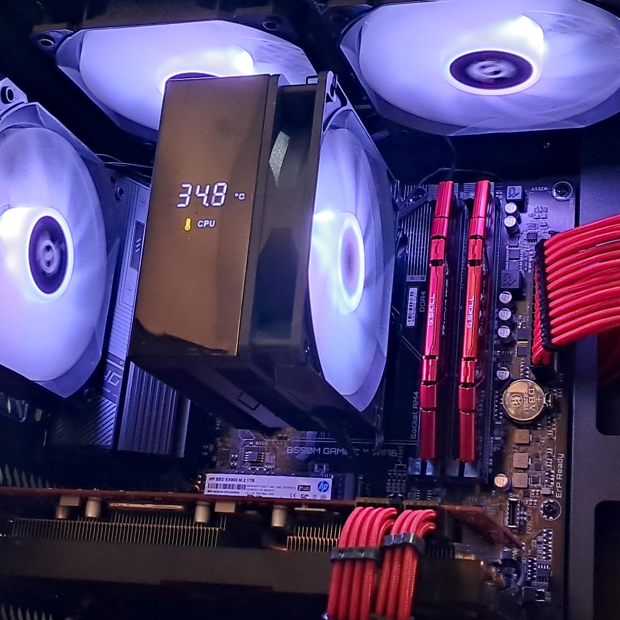🔴Red Ryzen🔴Custom Gaming PC | Ryzen 5 5500 | RX 5700 XT | 1TB SSD | 16GB DDR4