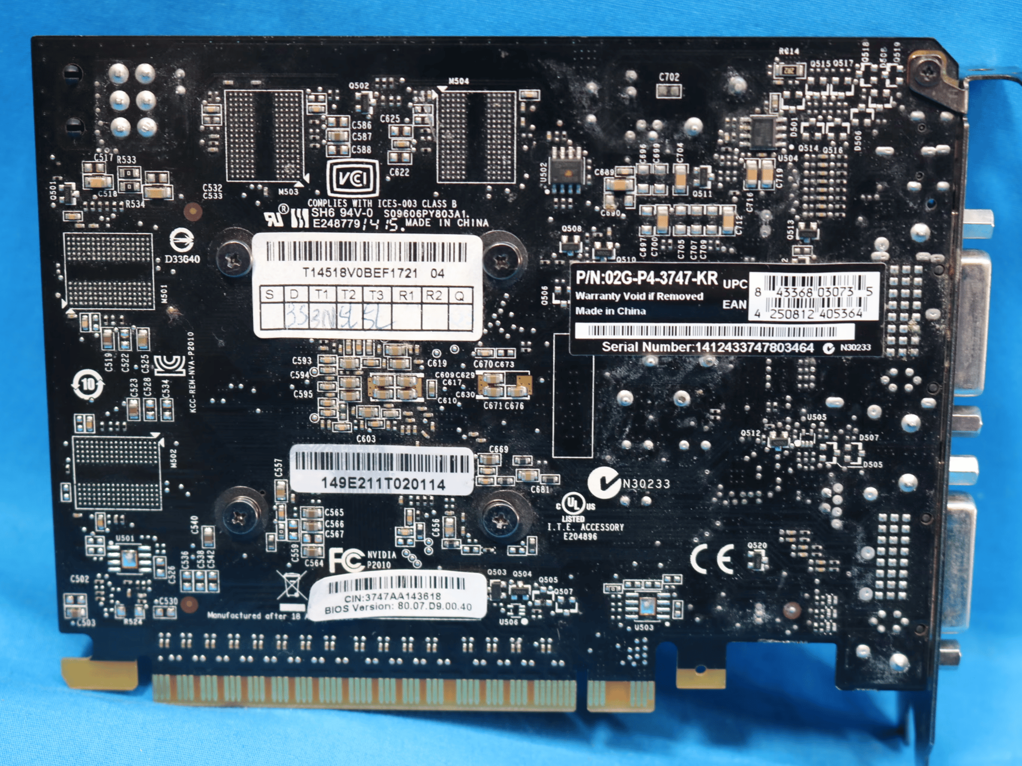 Dual Slot EVGA GeForce GT 740 SC 2GB GDDR5 Desktop GPU 02G-P4-3747-KR