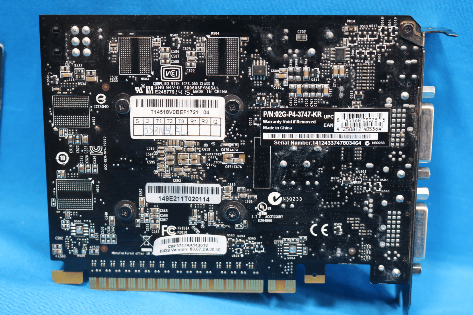 Dual Slot EVGA GeForce GT 740 SC 2GB GDDR5 Desktop GPU 02G-P4-3747-KR