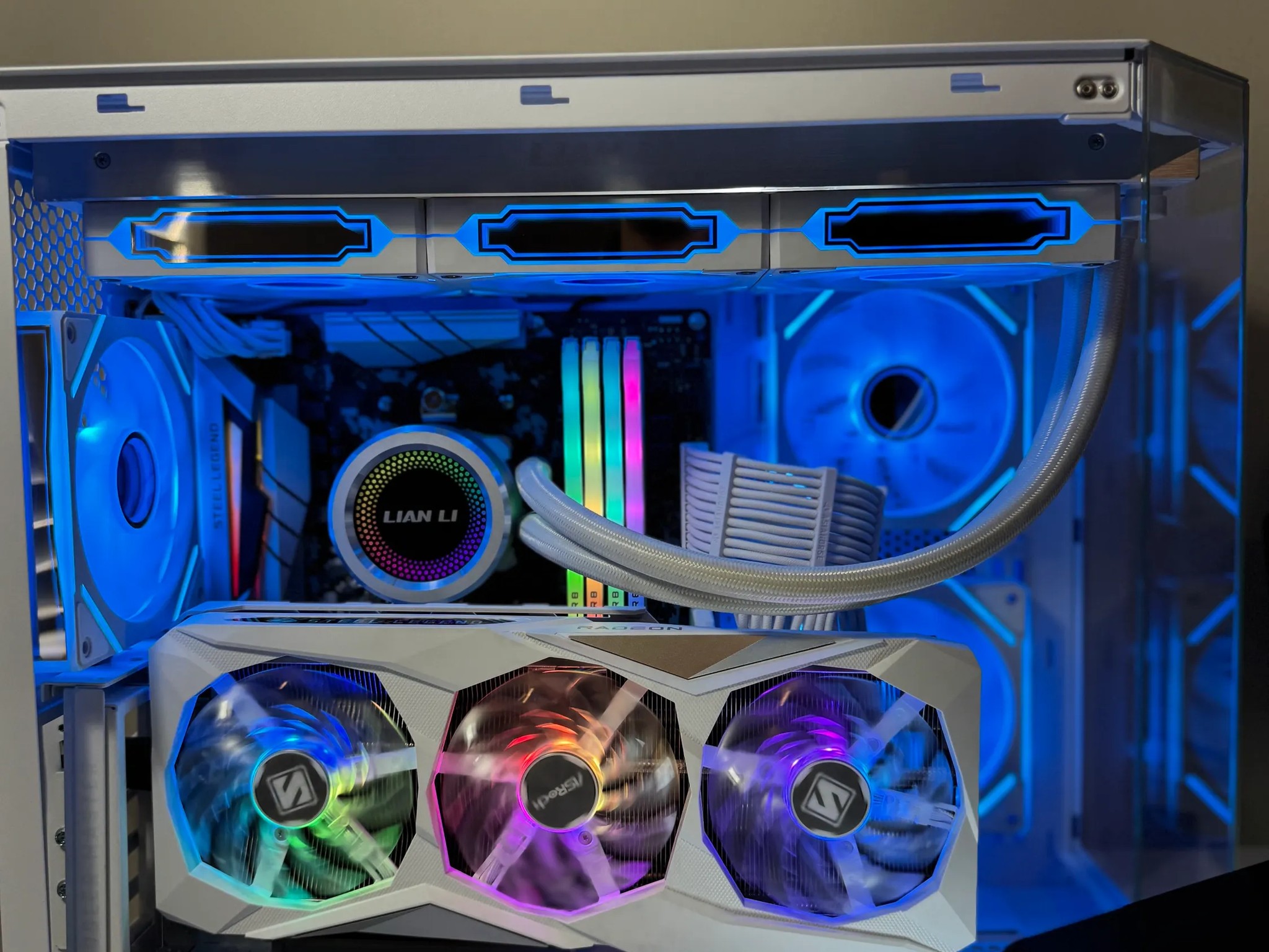 ⚪Steel Legend Boss⚪ 1440p/4K Gaming/Streaming | Ryzen 7 5700X3D, RX 7800XT, 1TB SSD, 32GB RAM