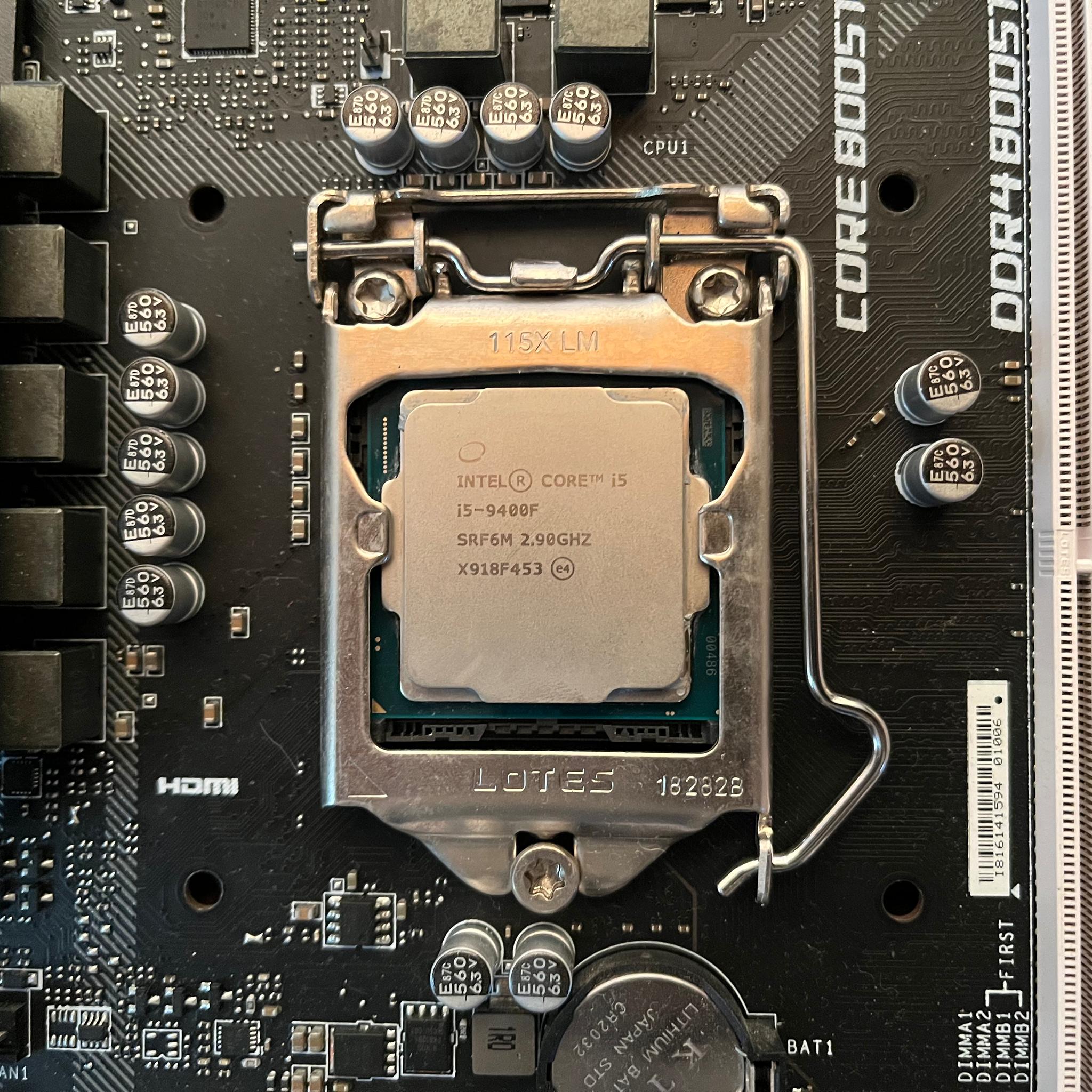 MSI B360M BAZOOKA (MATX) | I5-9400F | CPU/Motherboard Combo | I/O Shield Included