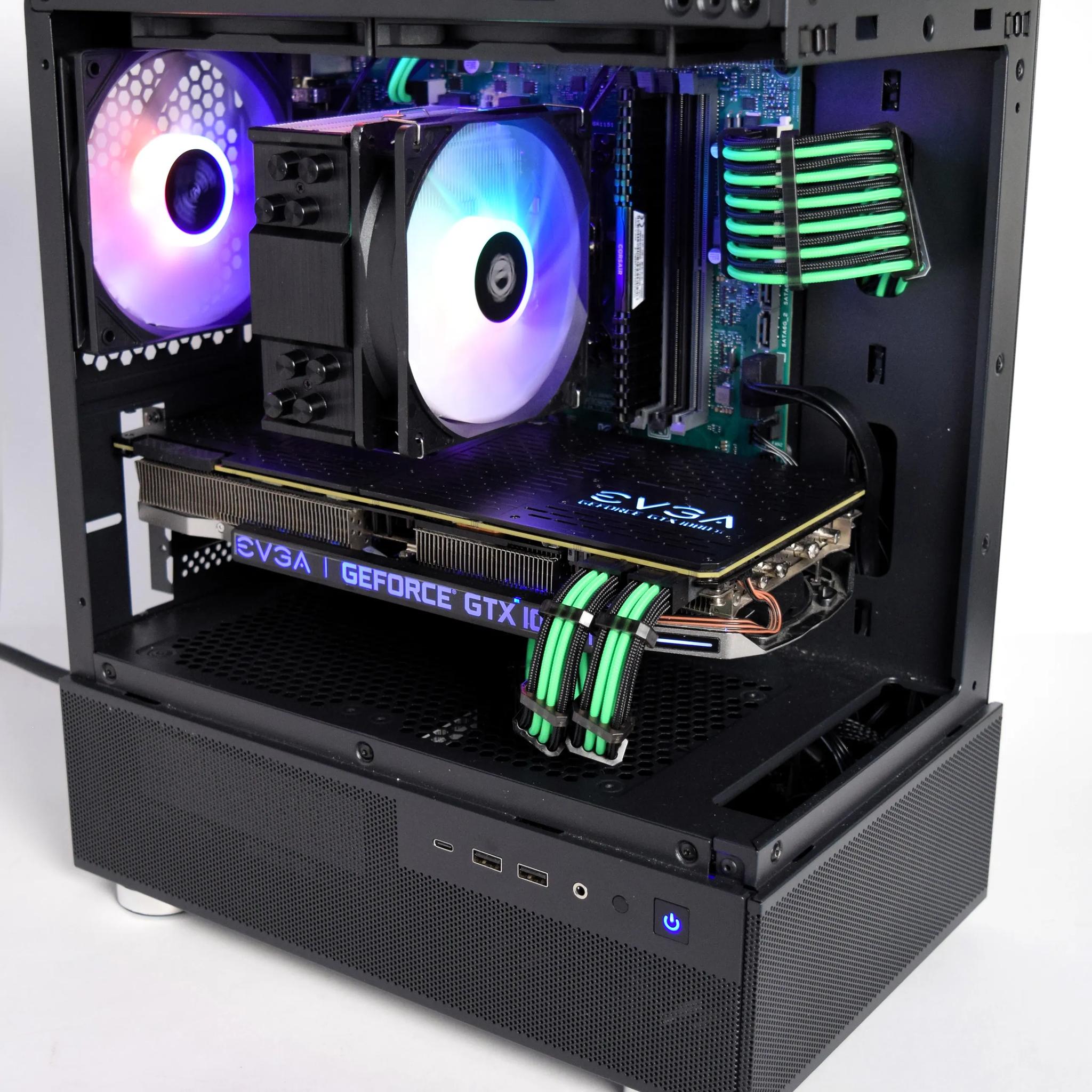 Fresh Build! Intel i7 7700 | GTX 1080ti 11GB | 16gb Ram | 512 GB Storage | Okinos 3 Fish Tank Case