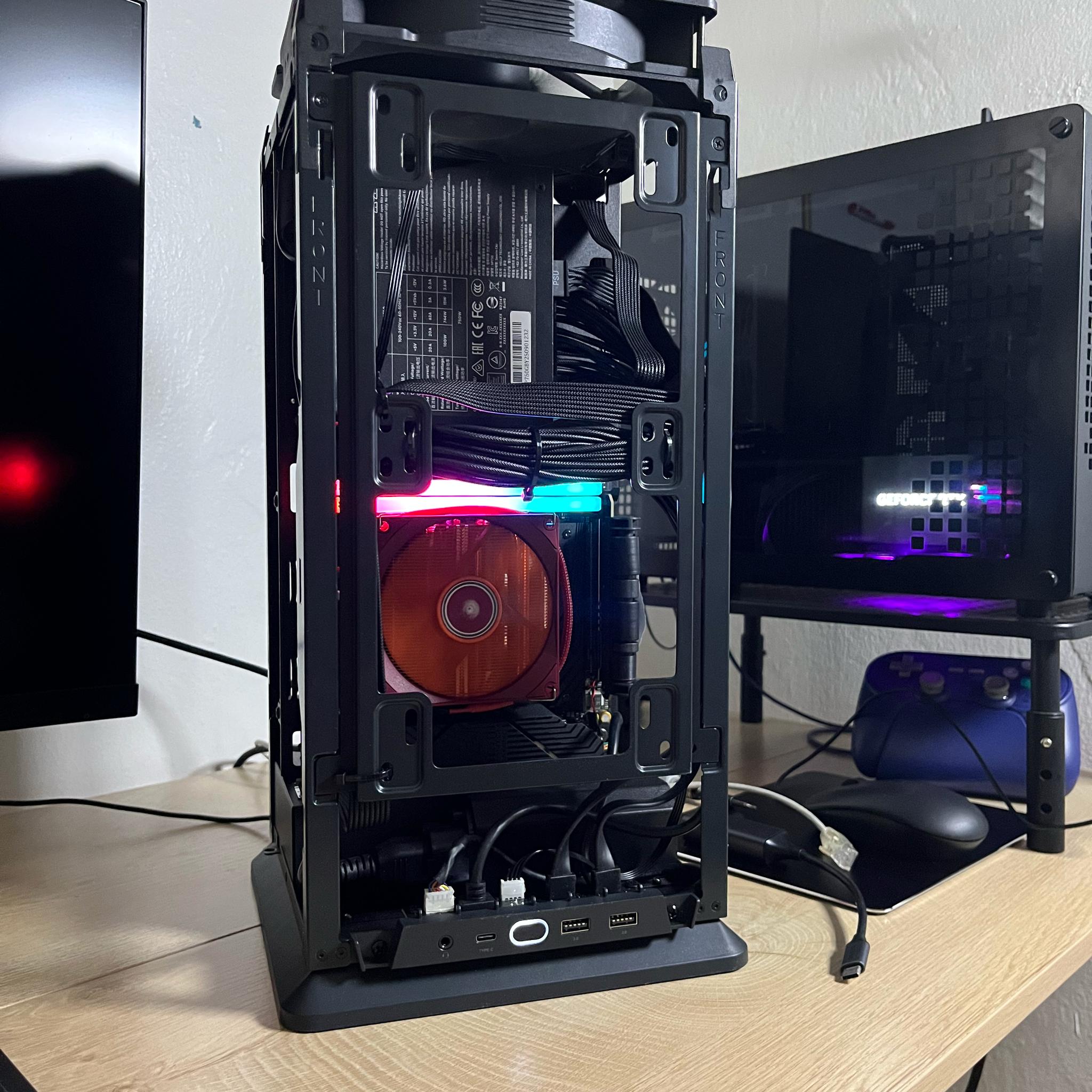 Custom Gaming PC RTX 5060, i5 12400F, 32GB DDR5, 1TB m.2 ssd, Fractal Mood, Asrock B760i Mini ITX
