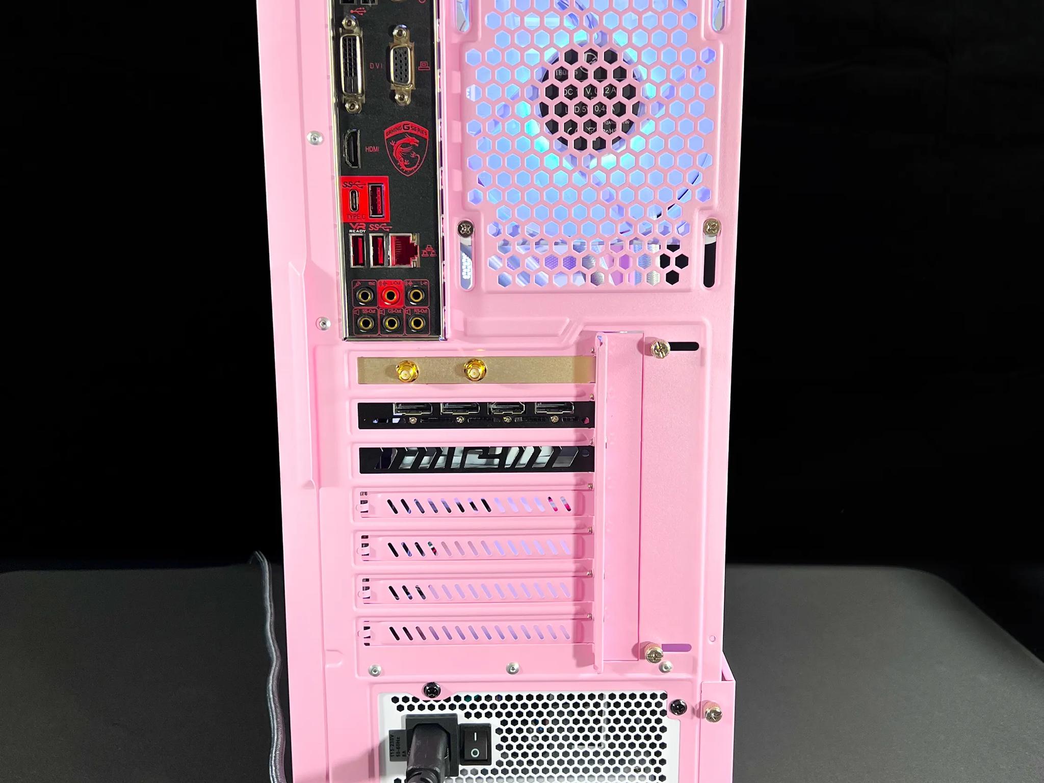 Ryzen 5 2600 | Radeon RX 6600 | Pink Gaming PC Build