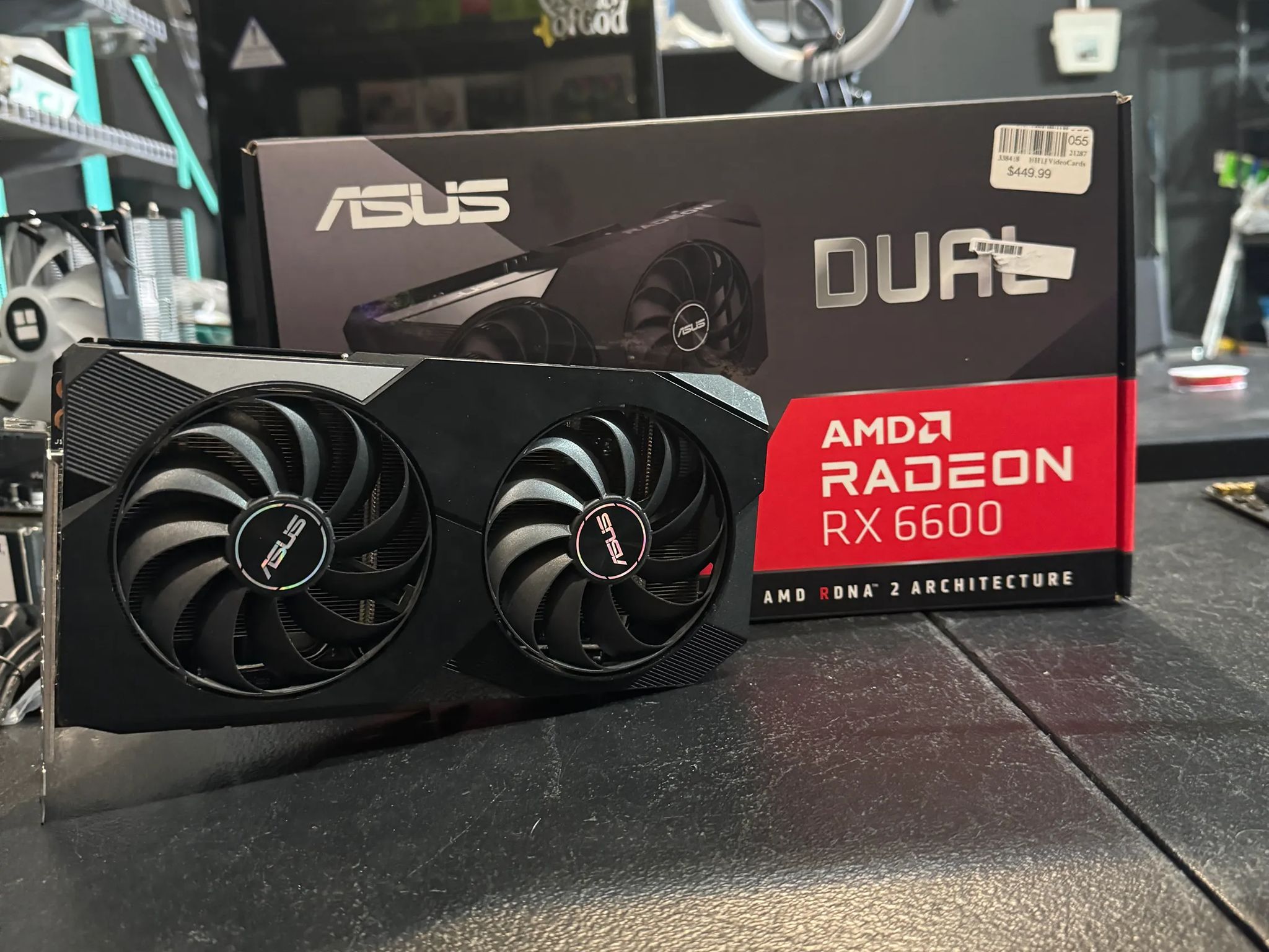 ASUS Dual RX 6600 8GB W/ Original Box