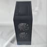 Black PowerSpec PC Case with Tempered Glass w/ 3 Fans