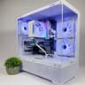 White & Silver Radeon RX 6600 XT Custom Gaming PC - Ryzen 5 5600X, 16GB RAM, 1TB NVMe SSD