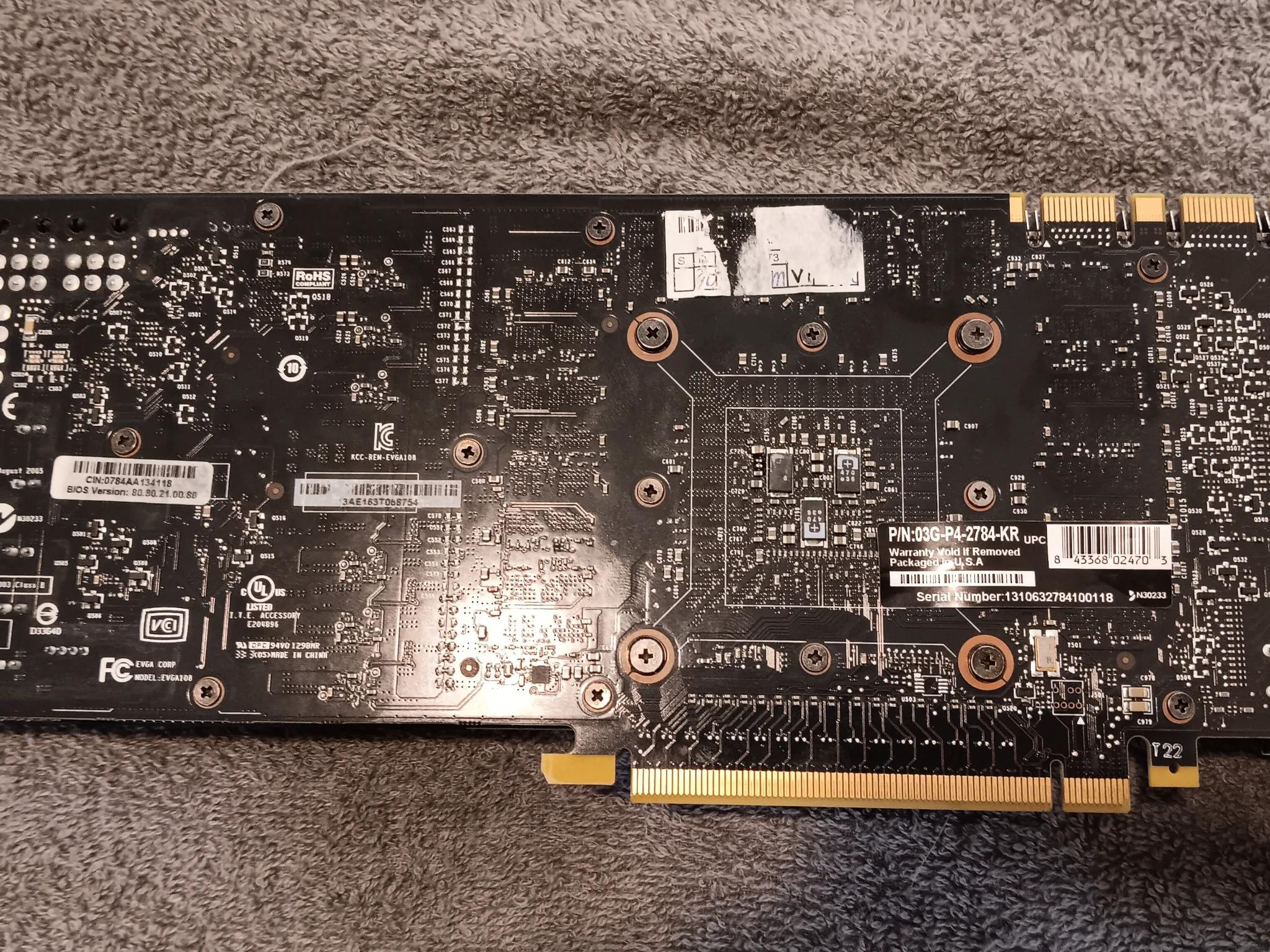 EVGA GeForce GTX-780 SC 3GB Tested Clean Working #2