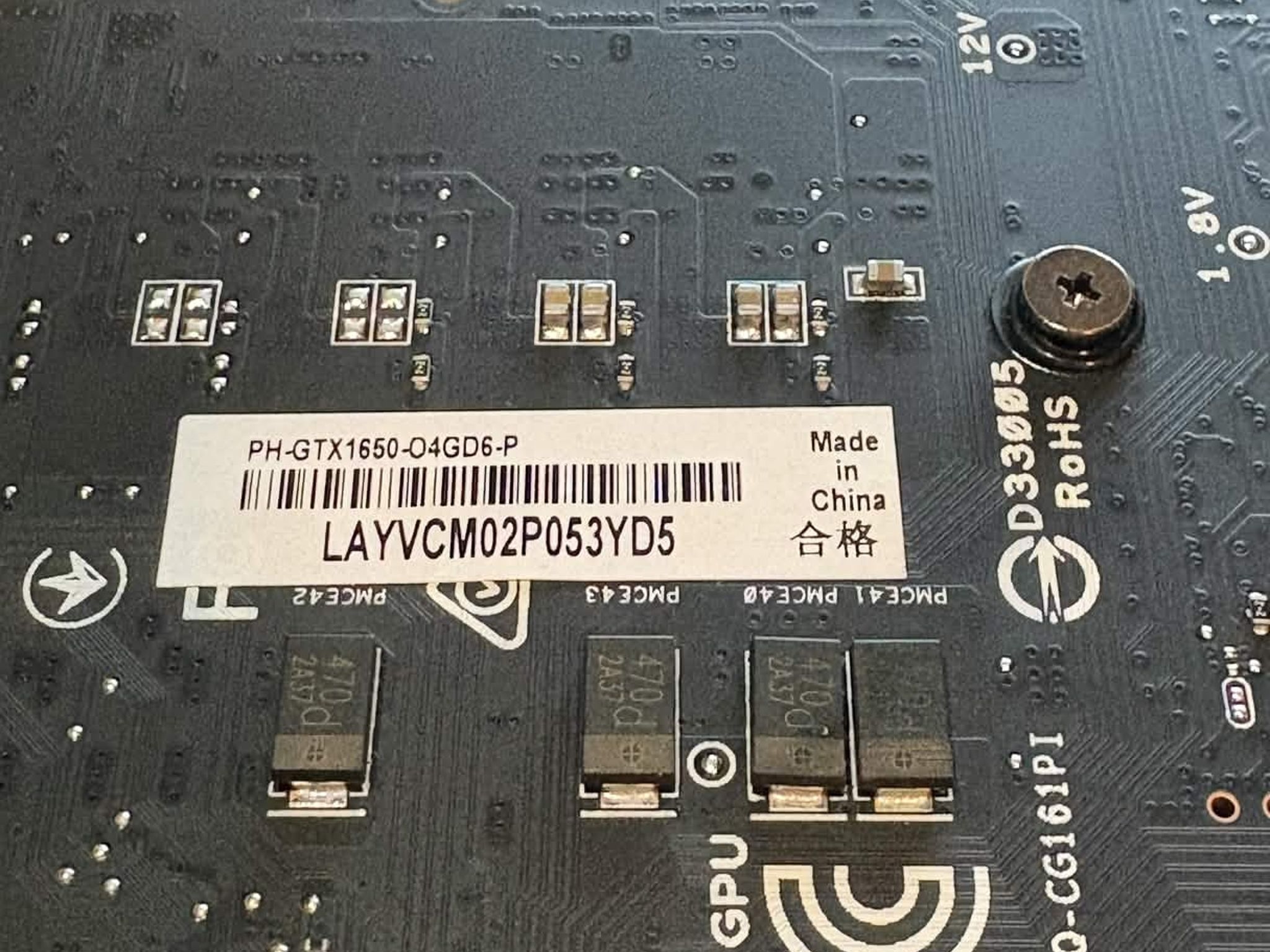 ASUS GTX 1650 4GB Single Fan