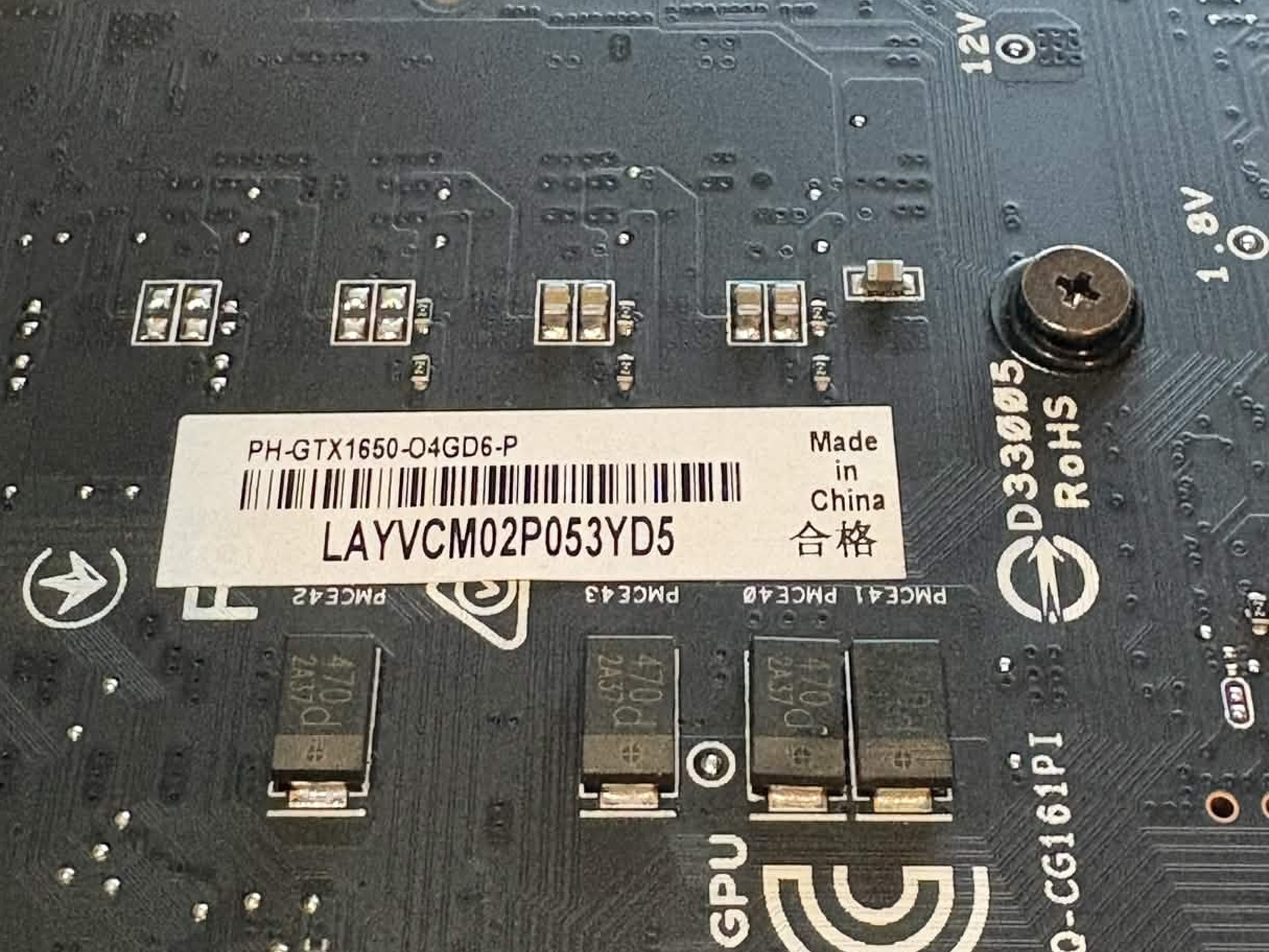 ASUS GTX 1650 4GB Single Fan