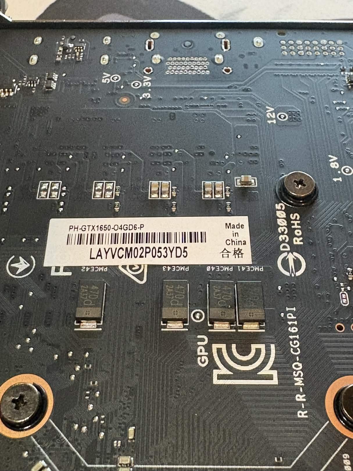 ASUS GTX 1650 4GB Single Fan