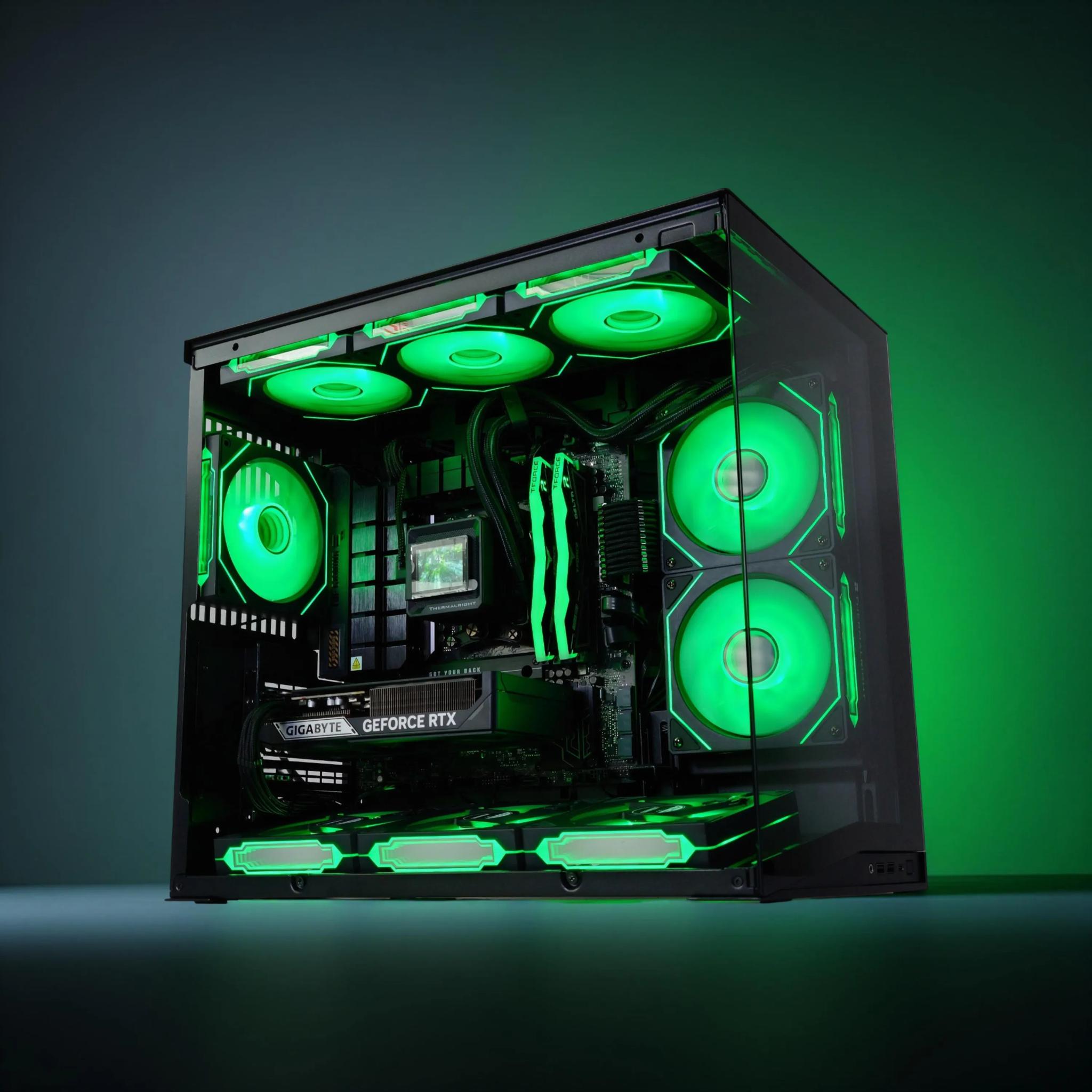 💚 ⛊Crosshairs🤖Gaming PC⛊ Nvidia RTX 5070 12GB⛊ AMD Ryzen 7 7700⛊ 32GB DDR5⛊ 1TB NVME