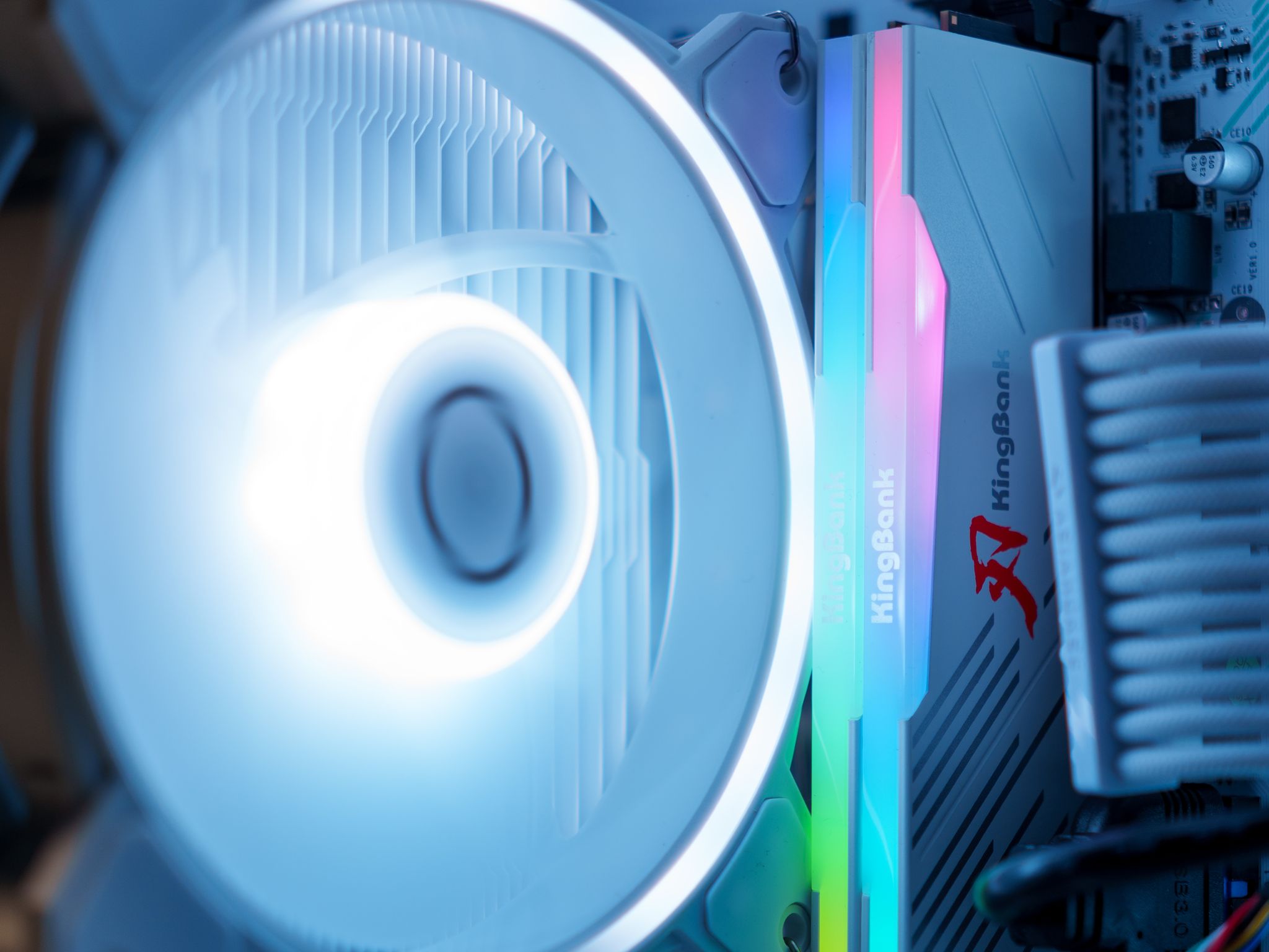 Snow White Gaming PC | Ryzen 5 | RX 9060 XT | 16GB DDR4 RAM | ARGB