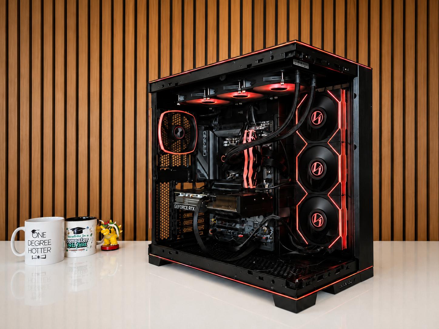 💻 RTX 4070 Gaming PC 💻| lian Li | Ryzen 5 7600X | DDR5 | 32GB RAM | LCD Fans | WiFI