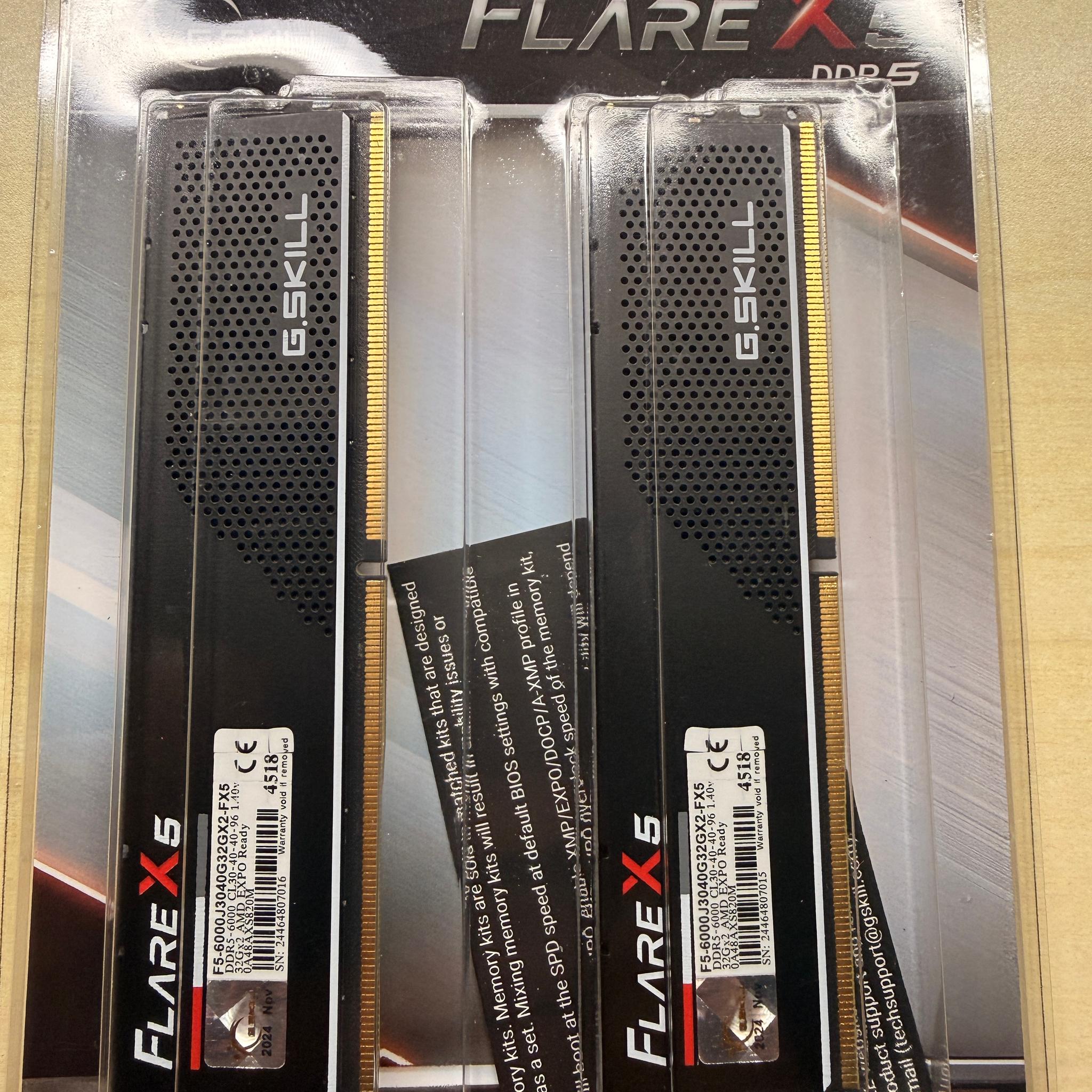 G.Skill Flare X5 DDR5-6000 32GBx2 CL30 EXPO
