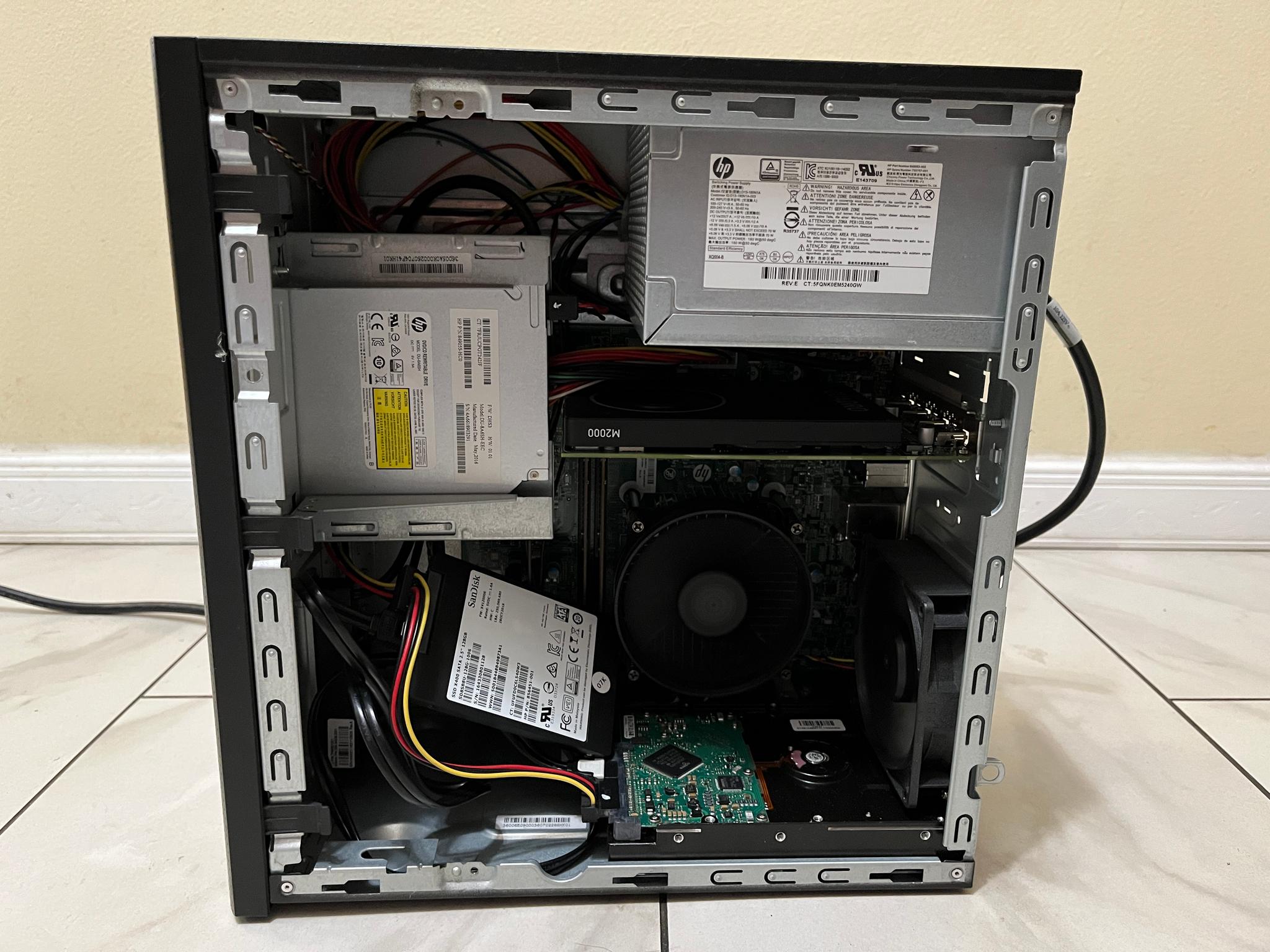🔥🖥️ Super Budget HP Gaming PC –  Intel i5-6400T, NVIDIA M2000 4GB, 628 GB Storage & 12 GB RAM